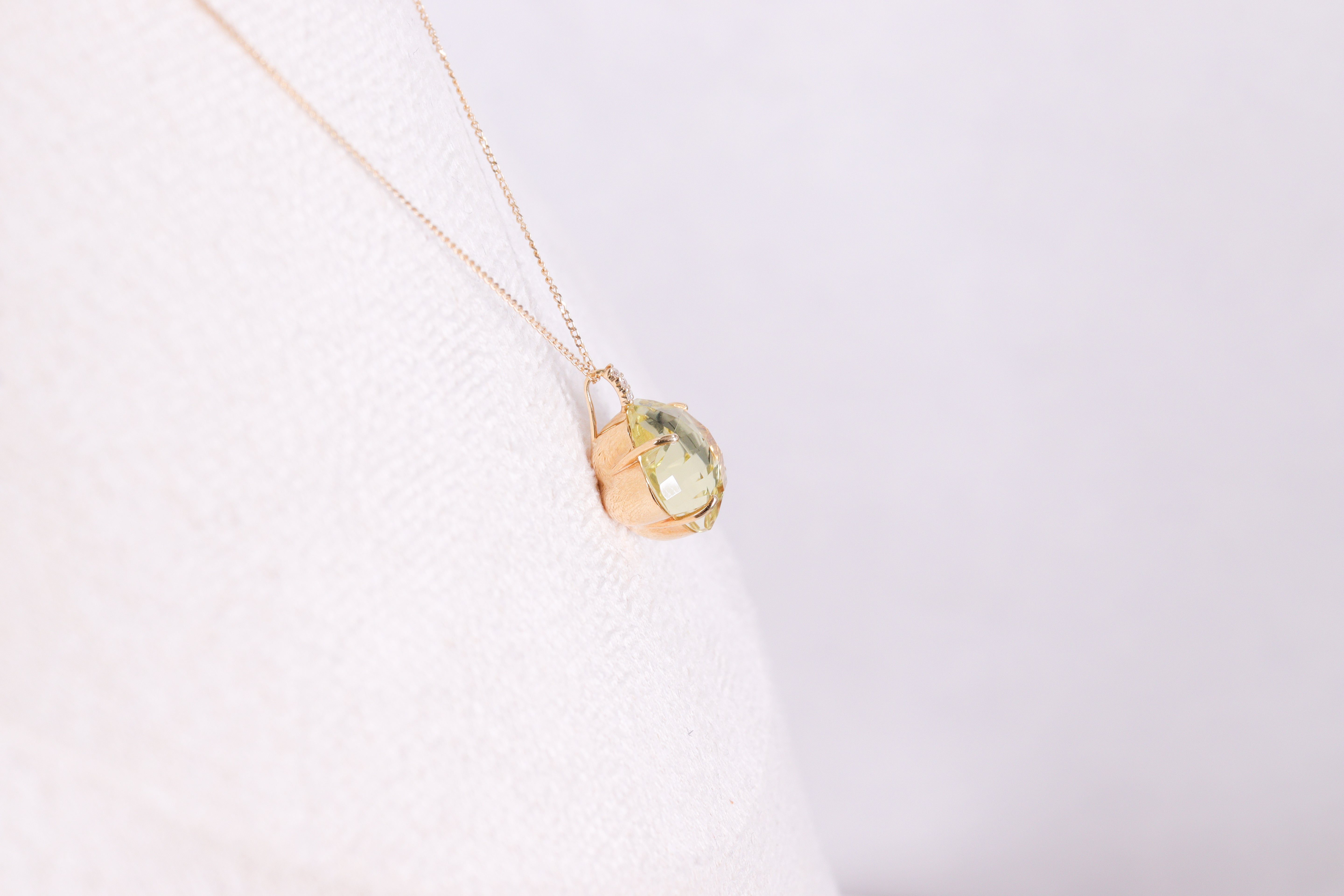 50%OFF クォーツ K18 ペンダント
