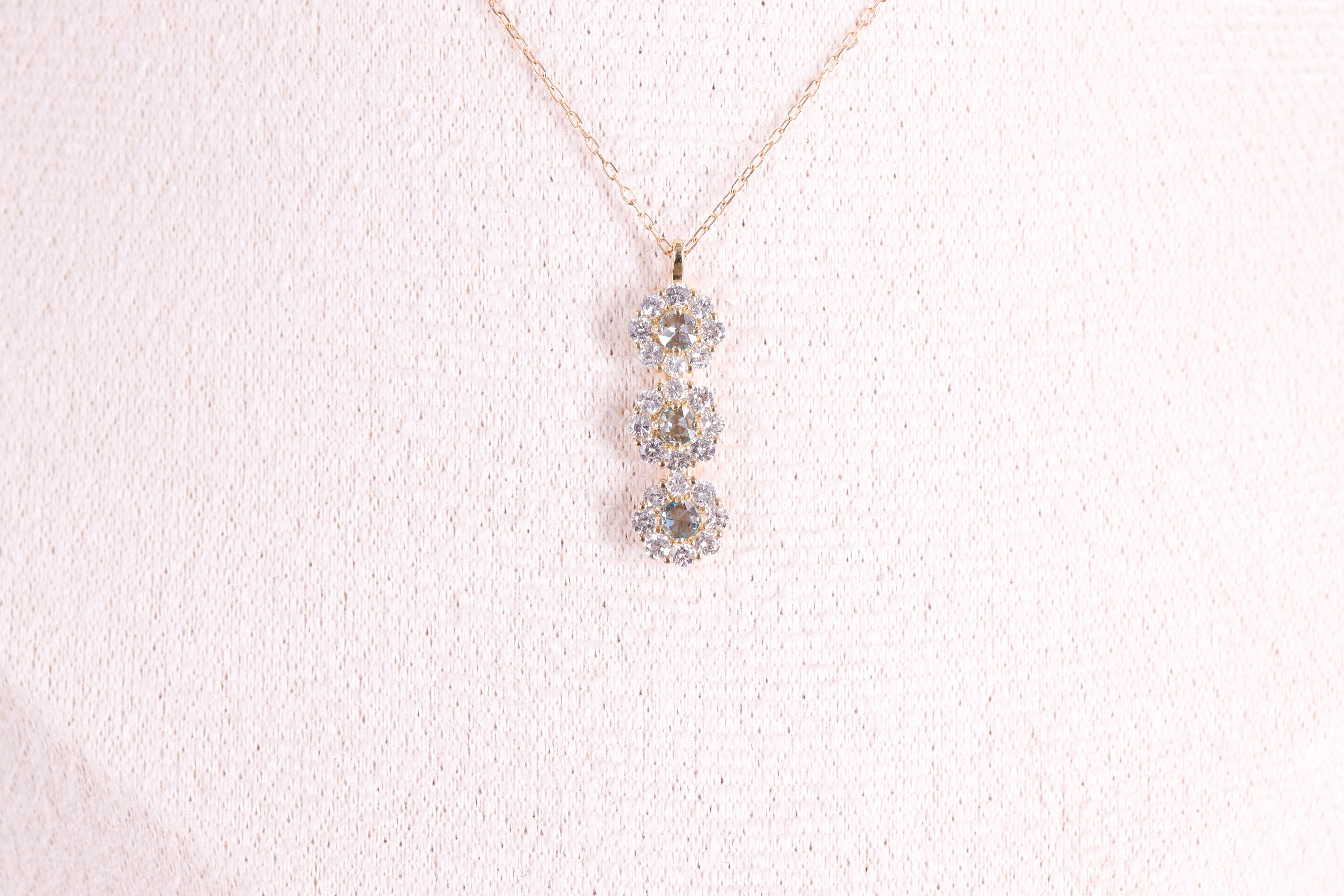 50%OFF トリートメントダイヤモンド K18 ペンダント