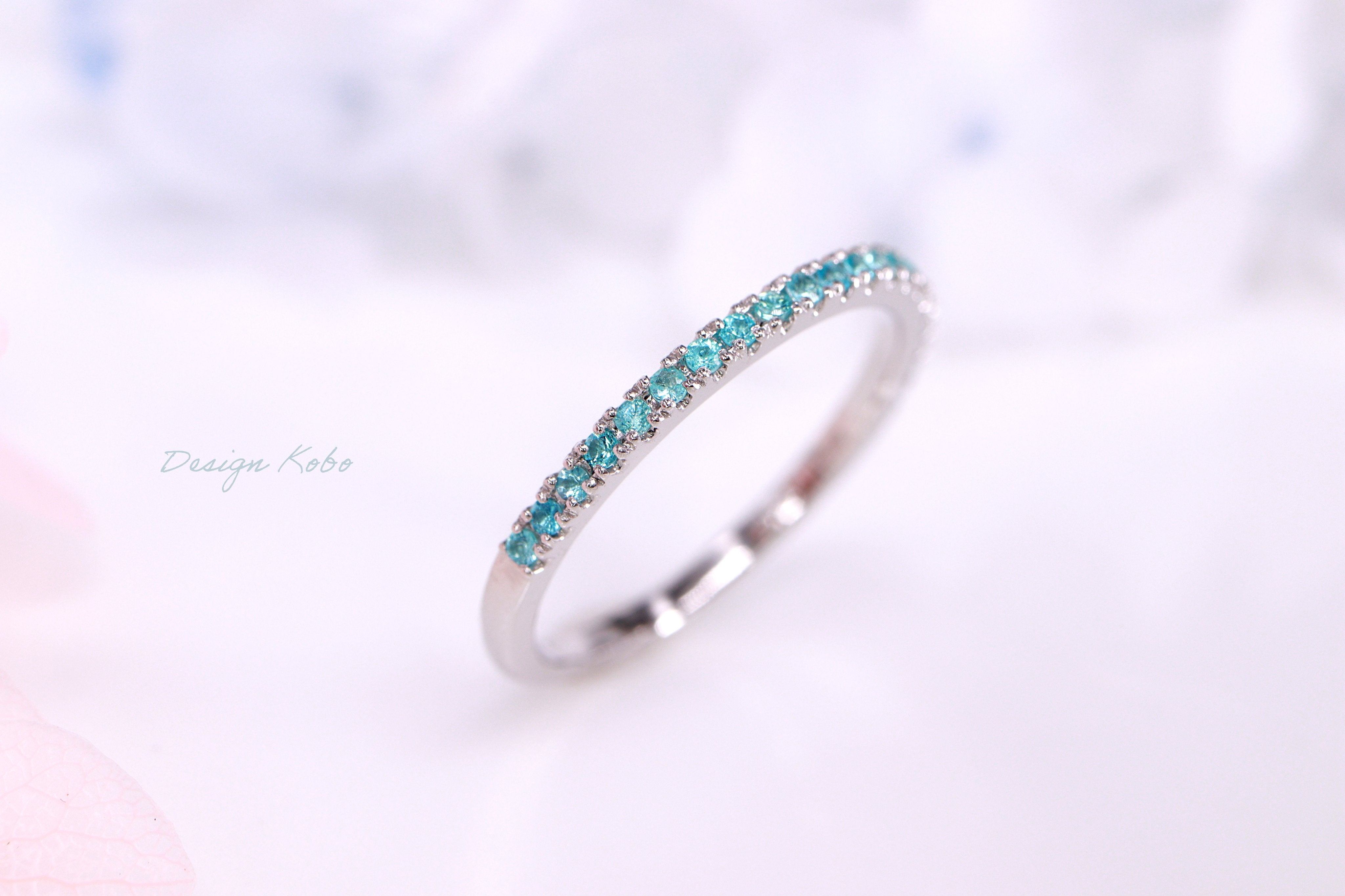 《限定2本》<BR>パライバトルマリンエタニティリング