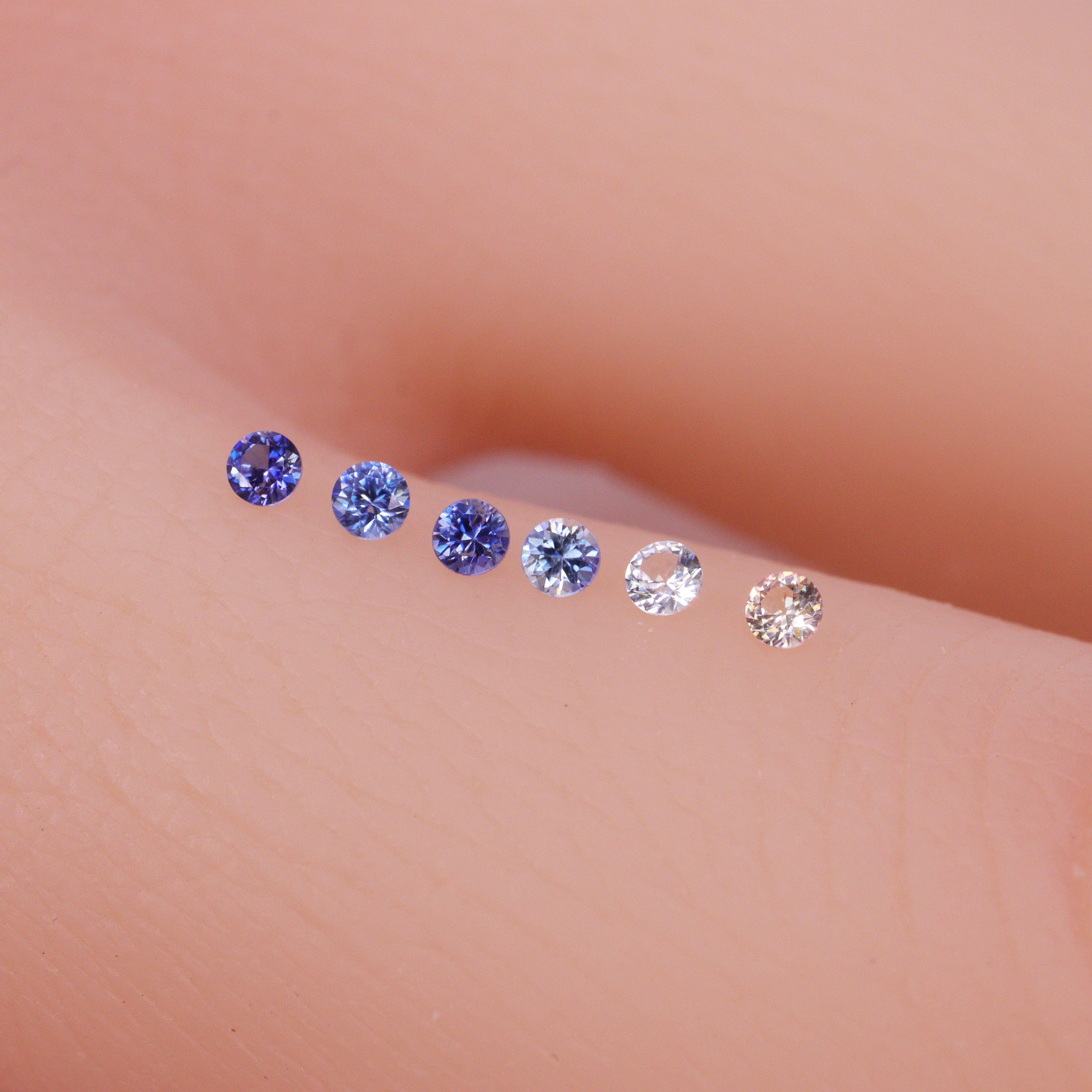 ☆ピンク入り☆ ベニトアイト<BR>6ピースセット 0.16ct