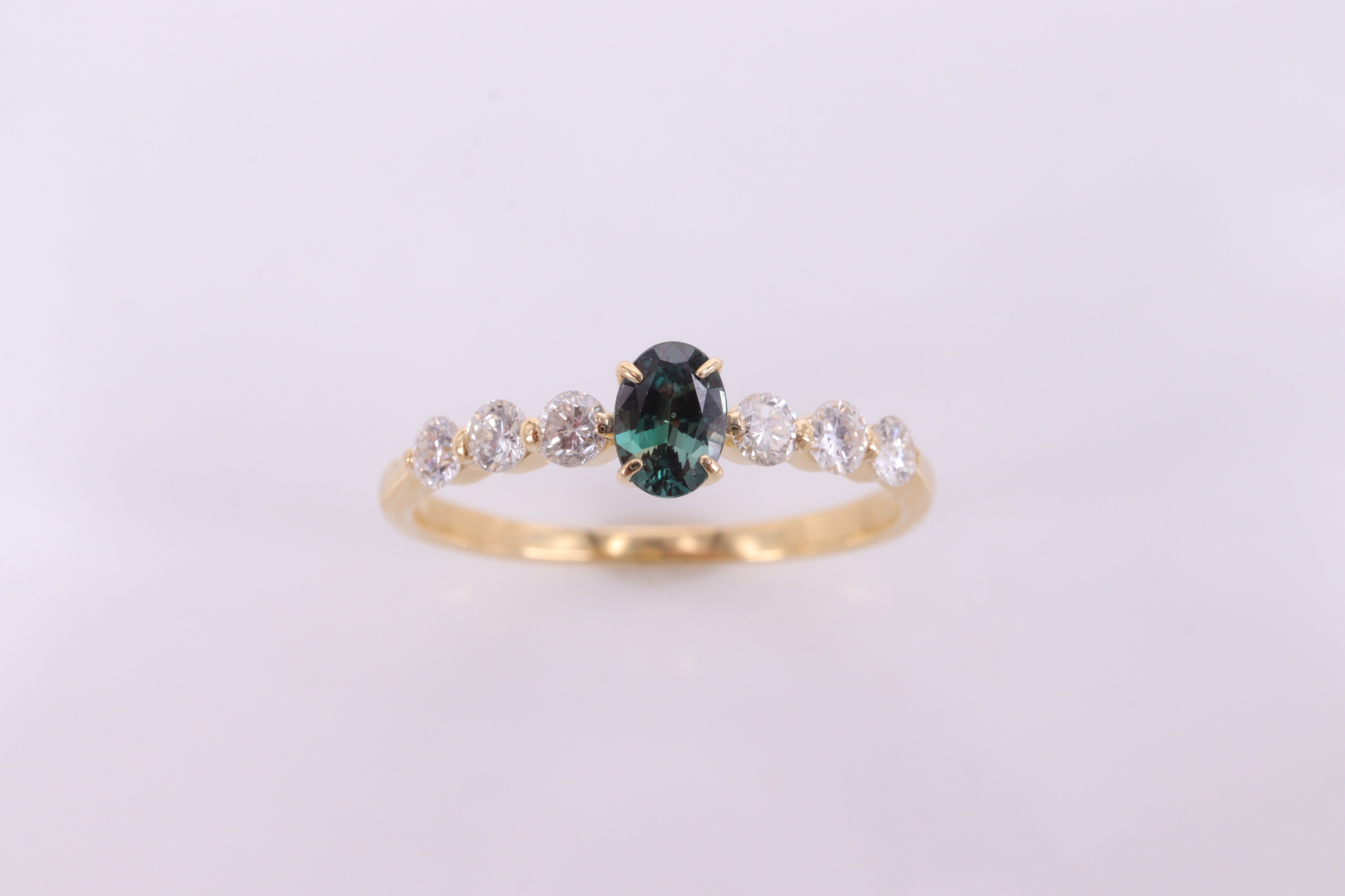 【新春特別価格】アレキサンドライト K18YG リング