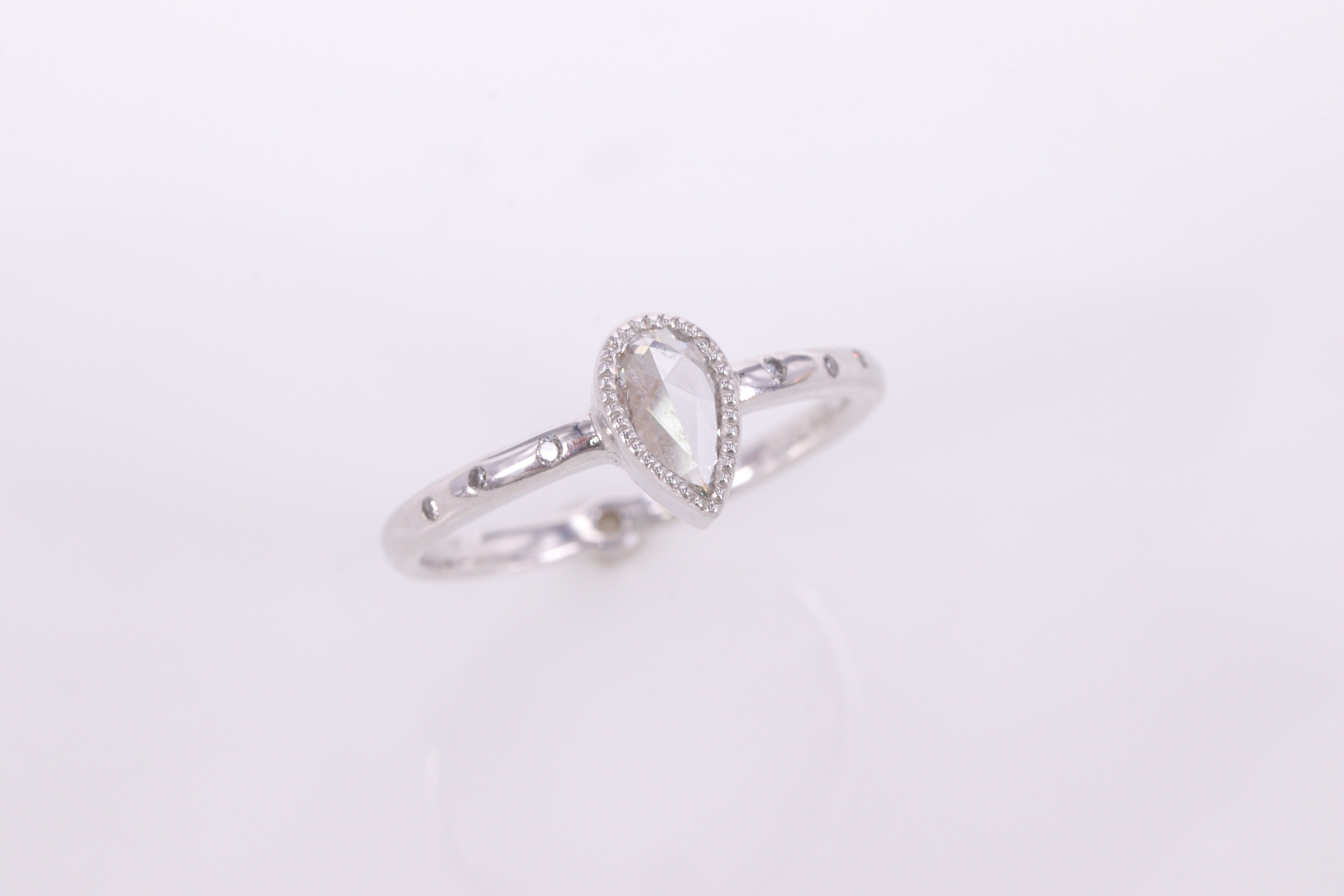 ローズカット ダイヤモンド Pt900リング N80742