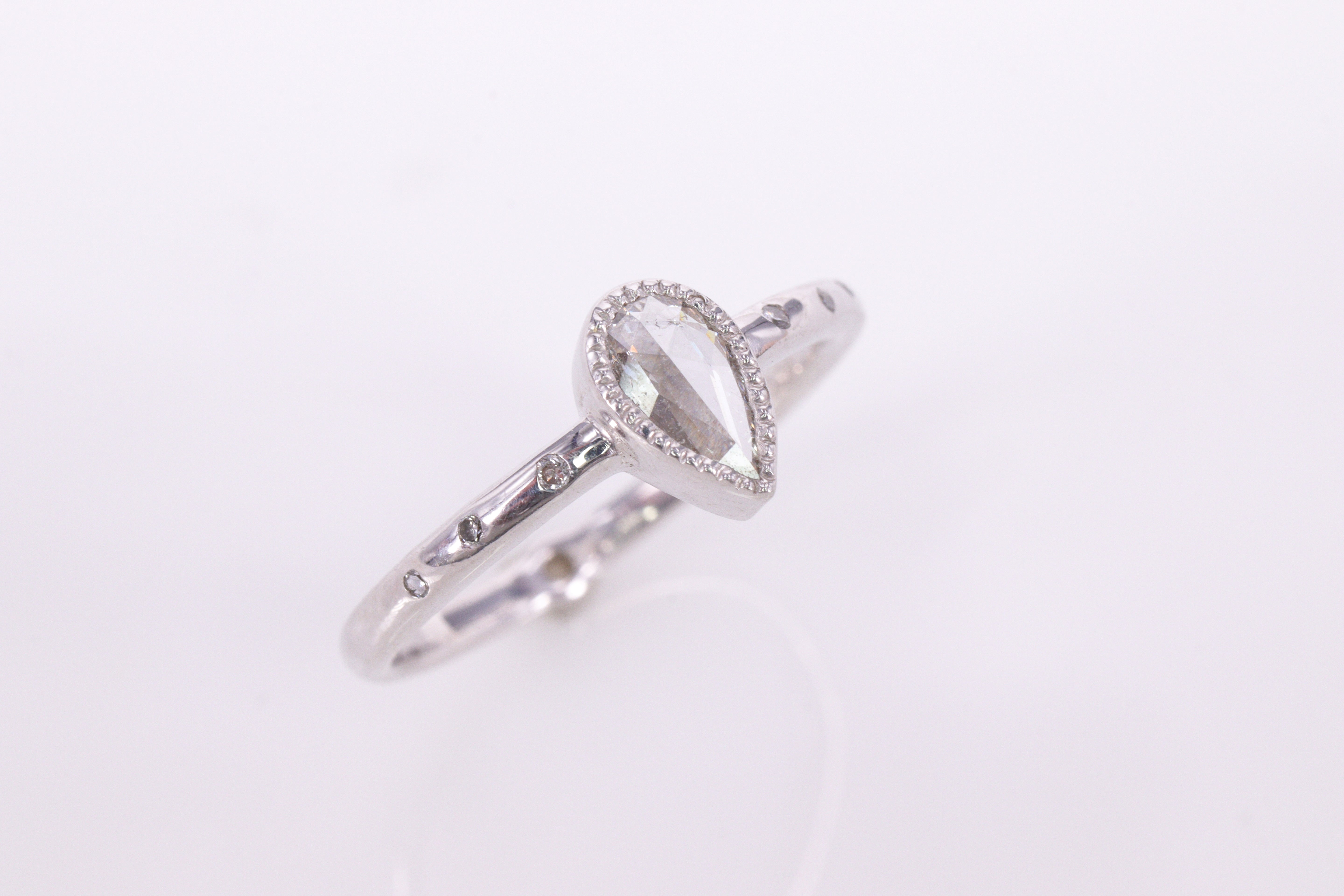 ローズカット ダイヤモンド Pt900リング N80742