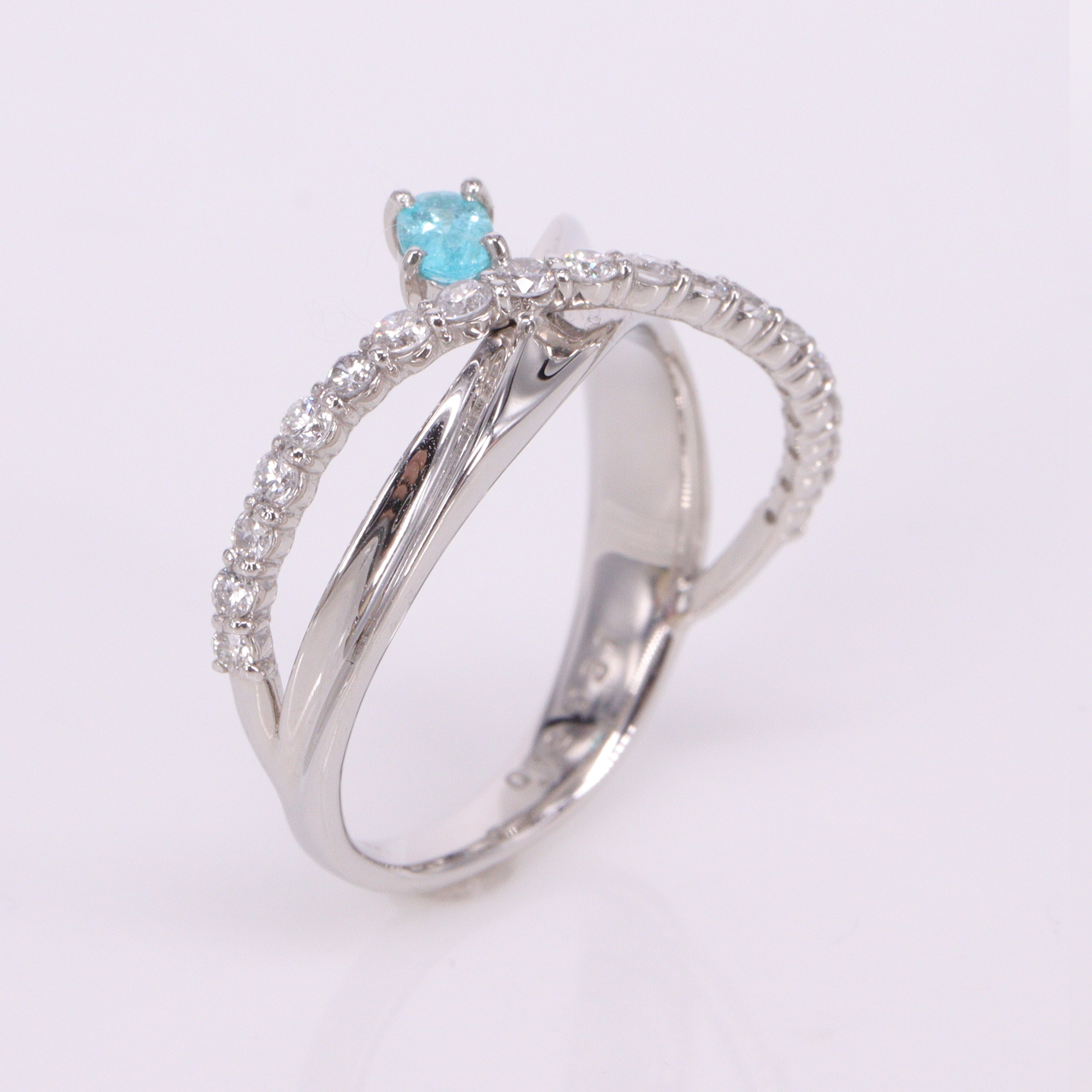 ☆1点限り☆パライバトルマリンPtリング