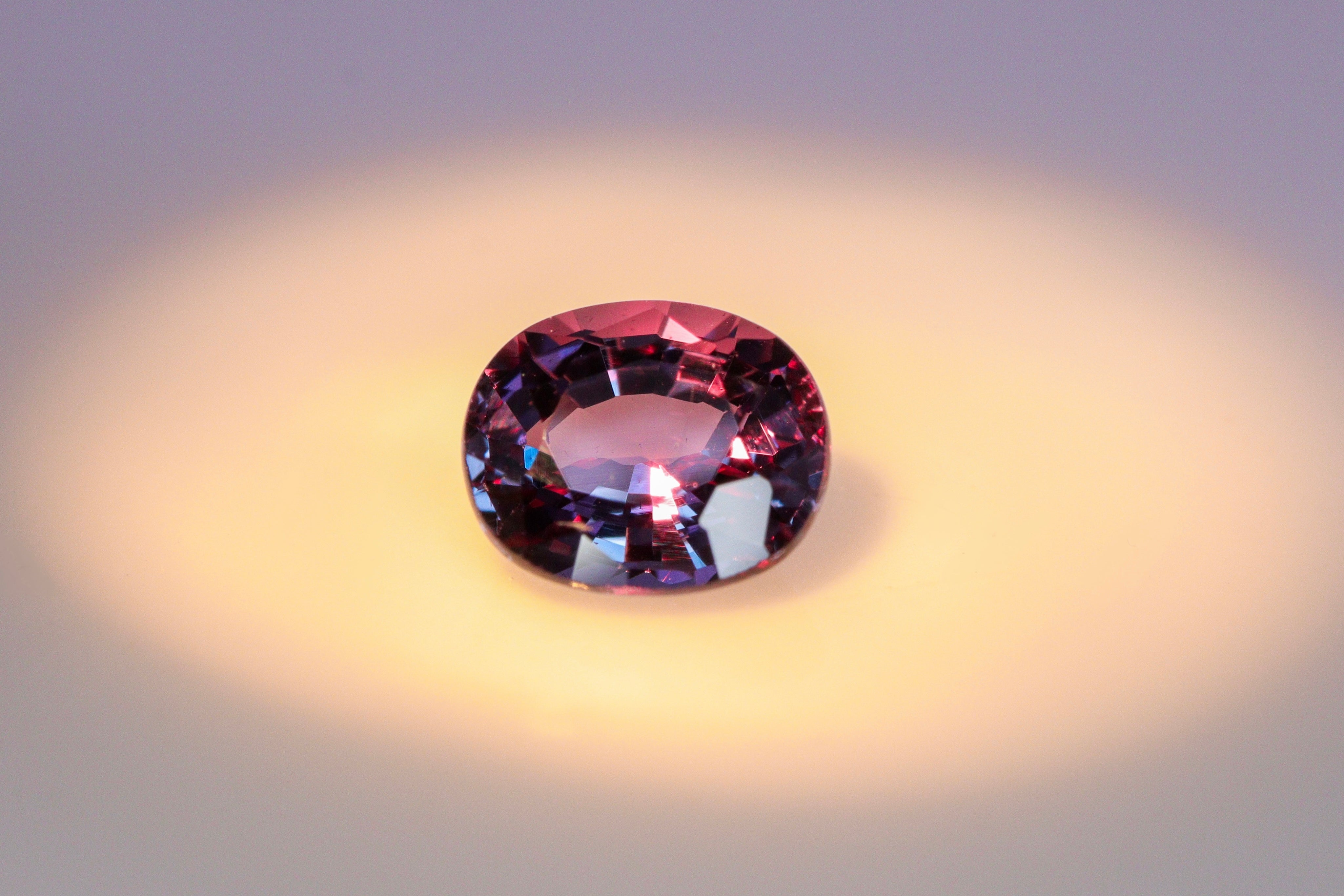 ☆ベキリーブルー☆カラーチェンジガーネット 0.63ct