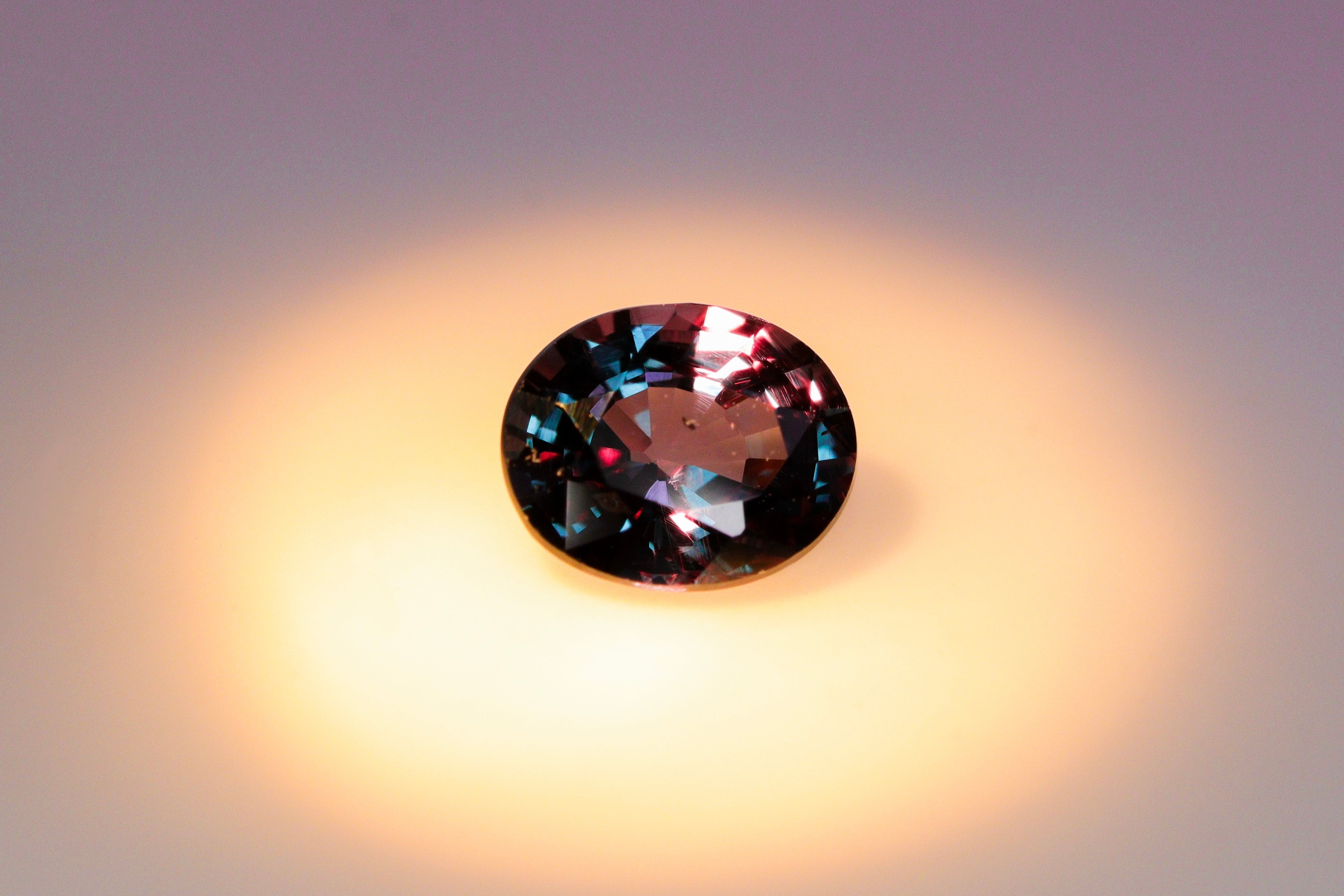 ☆ベキリーブルー☆カラーチェンジガーネット 0.63ct