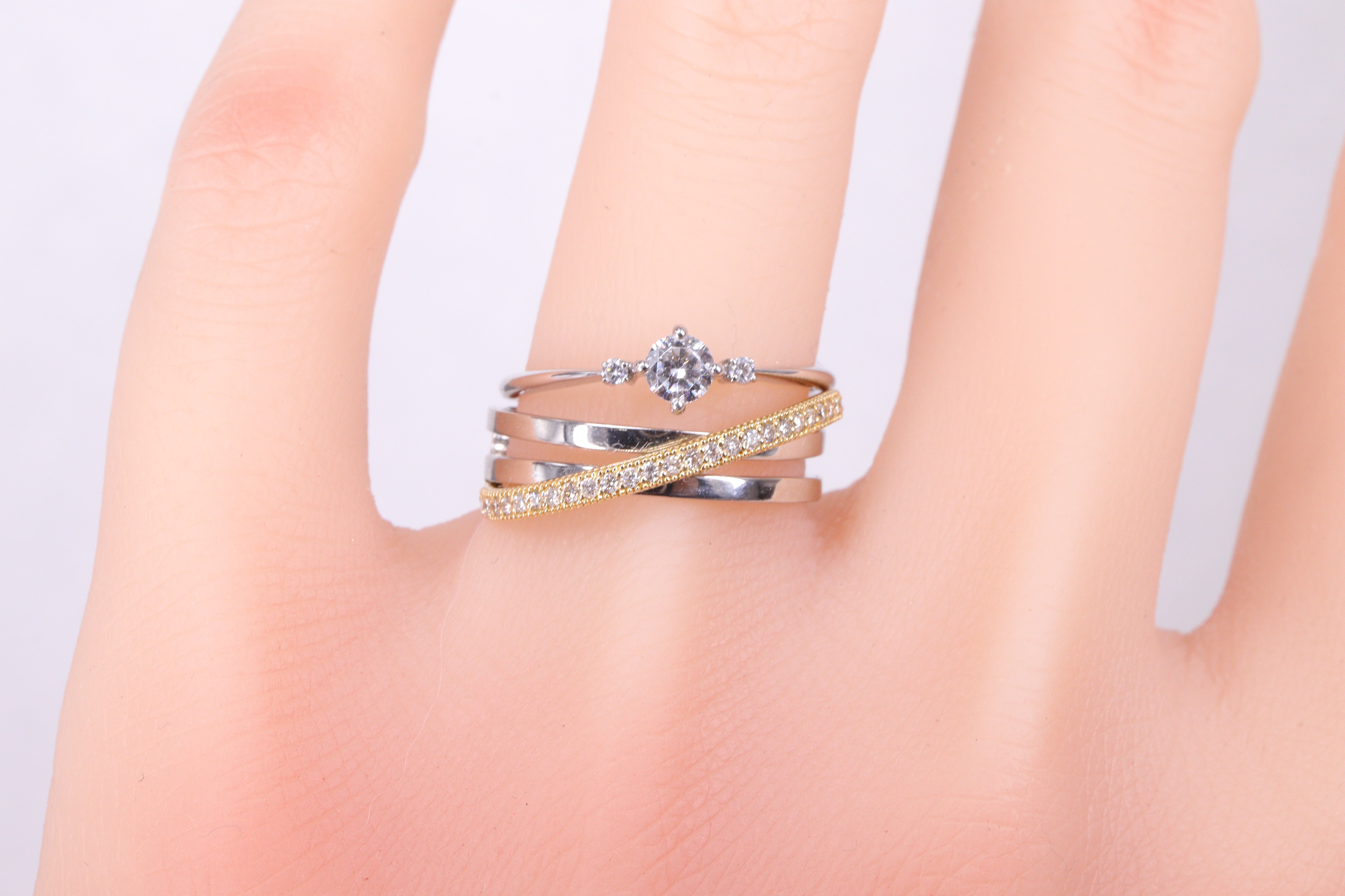 Pt900ダイヤモンドリング