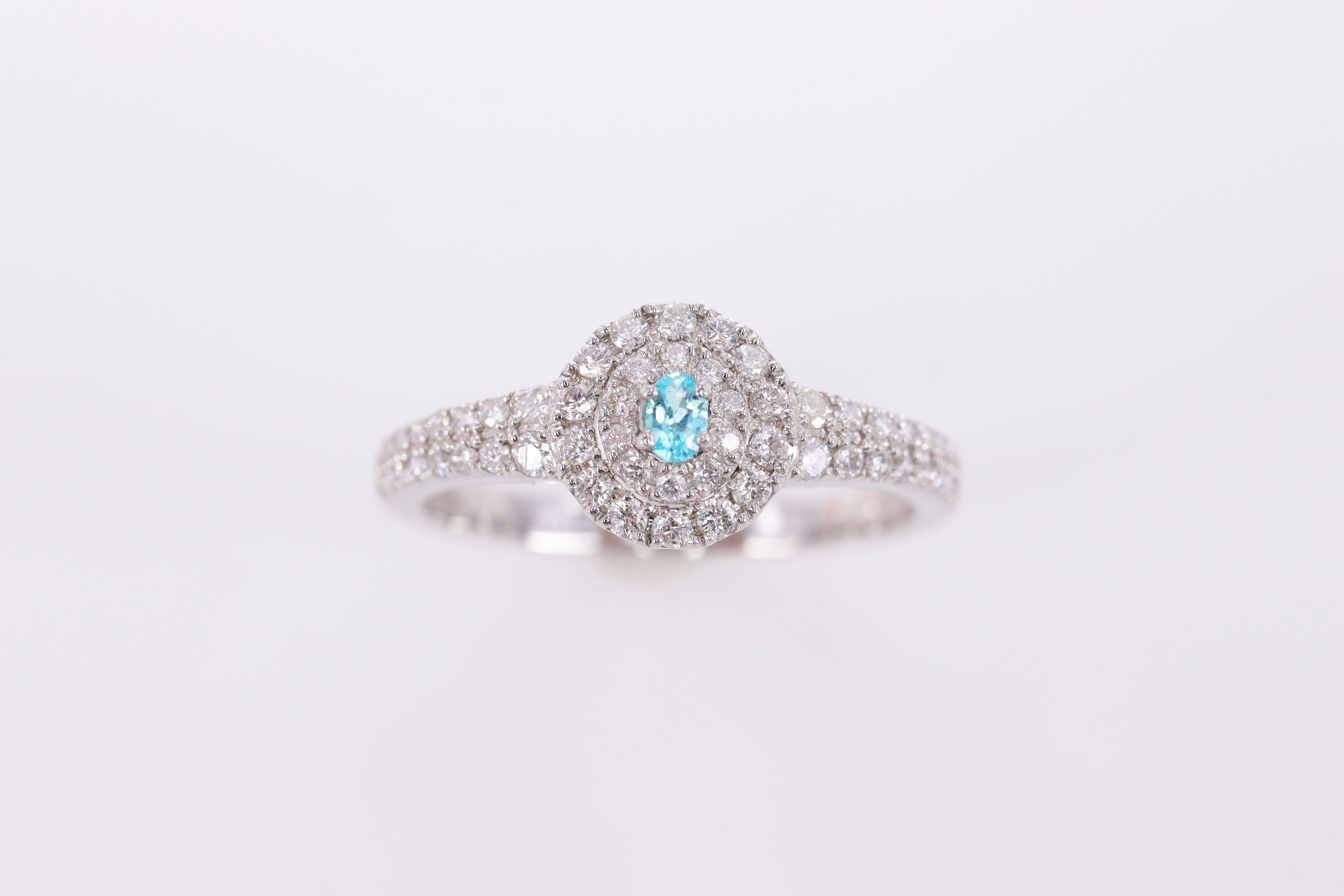 50%OFF パライバトルマリン<BR>Pt900 リング