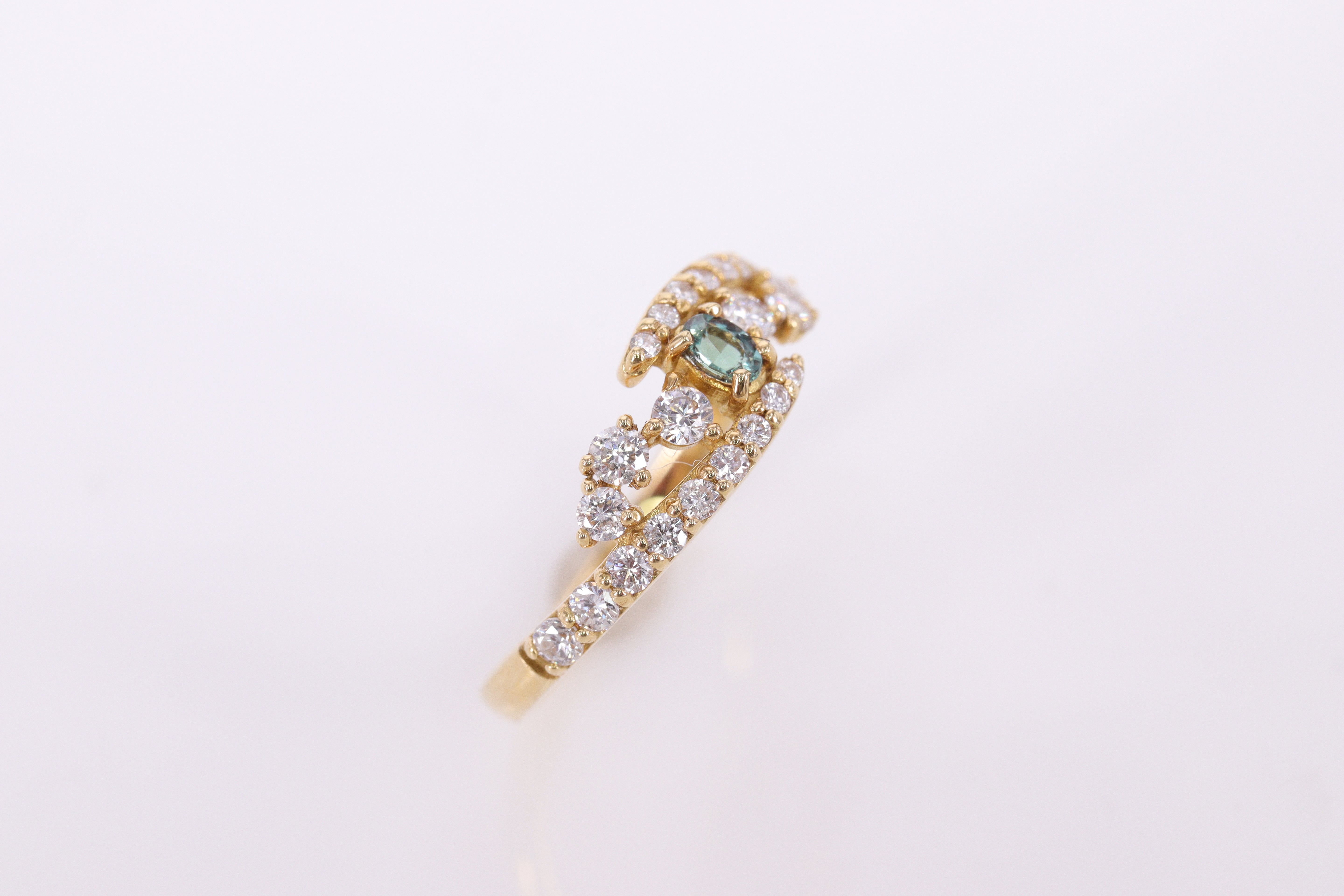 50%OFF アレキサンドライト K18YG リング