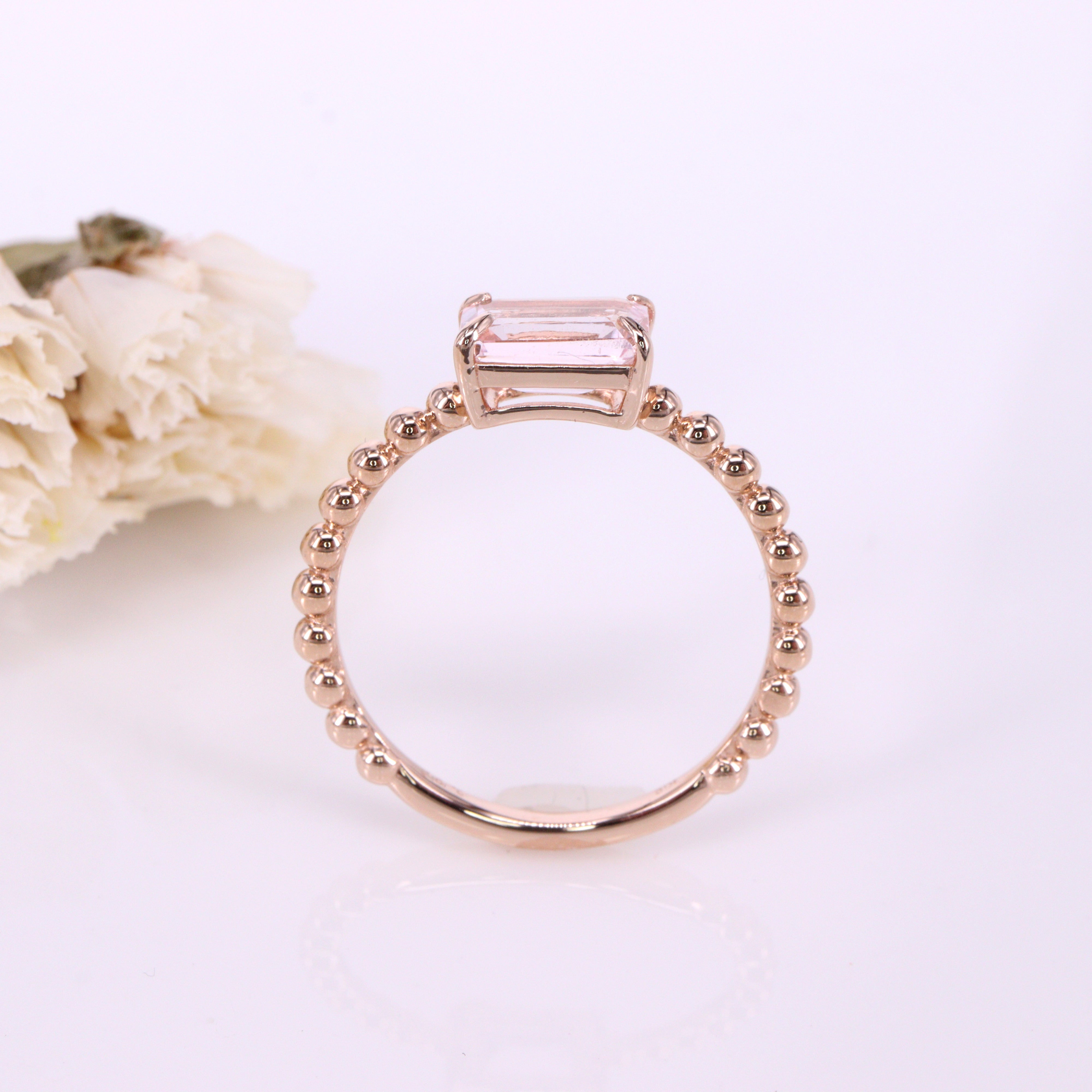 モルガナイト<BR>K18PGリング