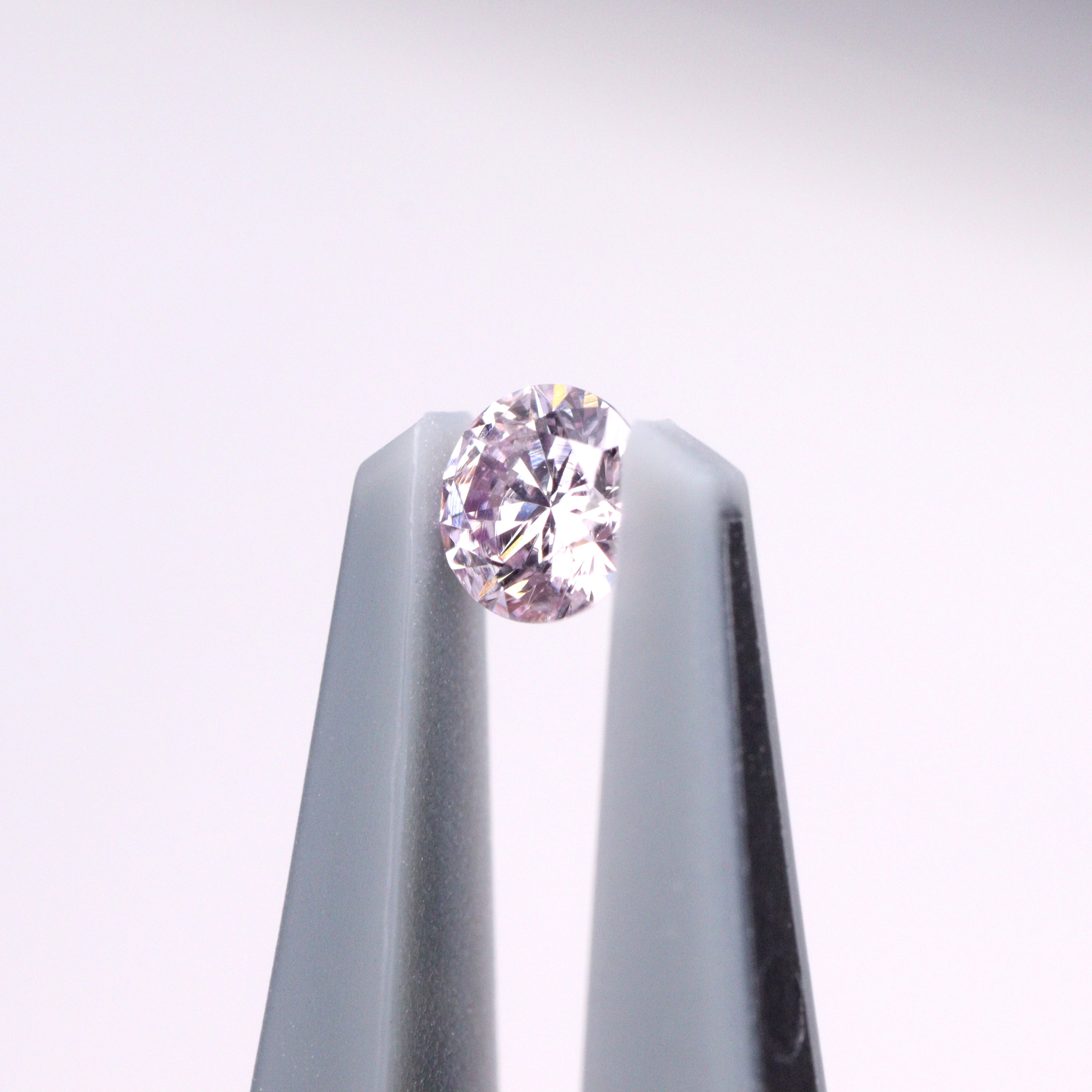 ピンクダイヤモンド<BR>Fancy light purple pink<BR>0.095ct