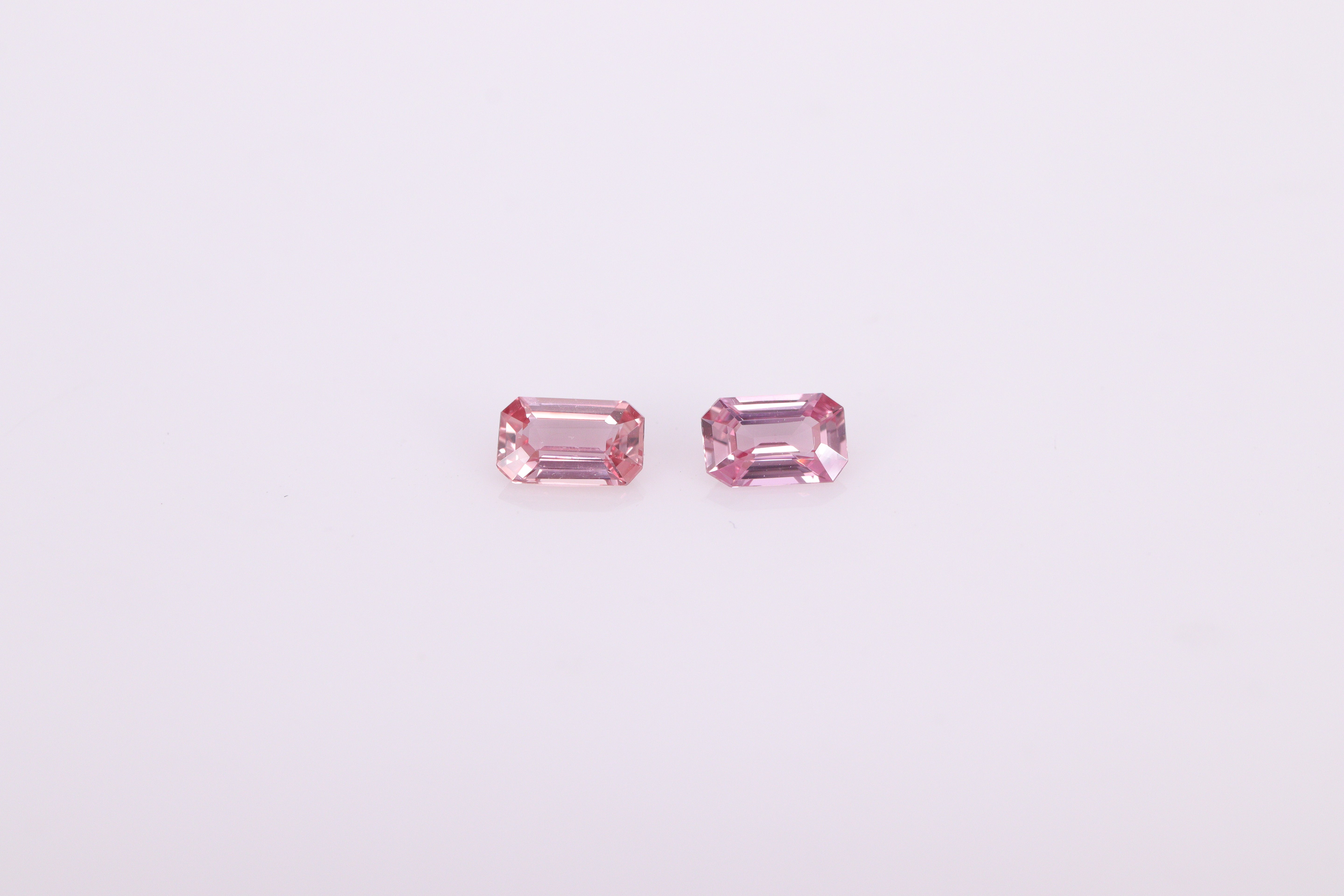 ☆希少なペア☆パパラチアサファイア 0.588ct