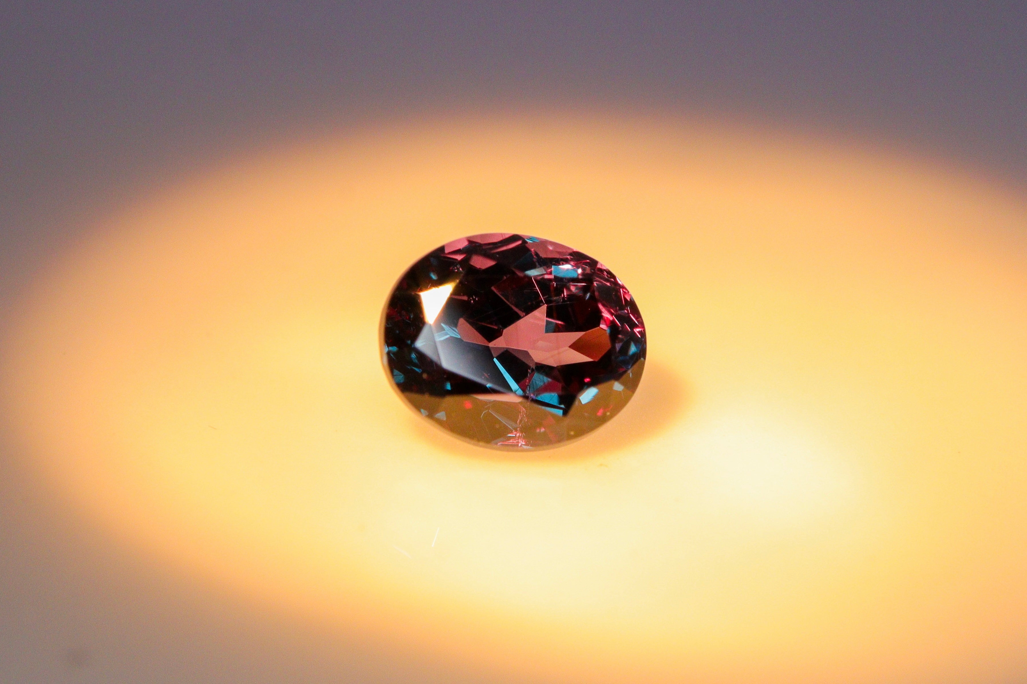 ☆ベキリーブルー☆カラーチェンジガーネット 0.46ct