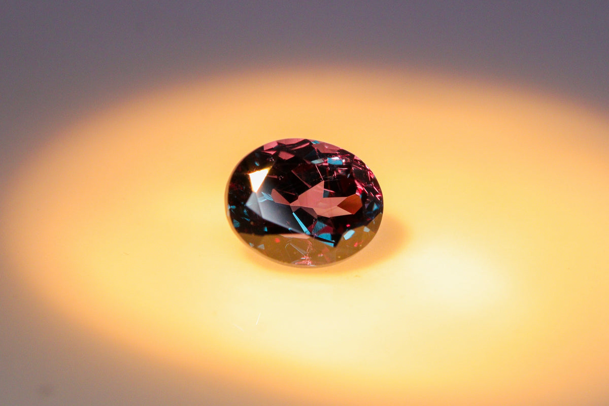 ☆ベキリーブルー☆カラーチェンジガーネット 0.46ct