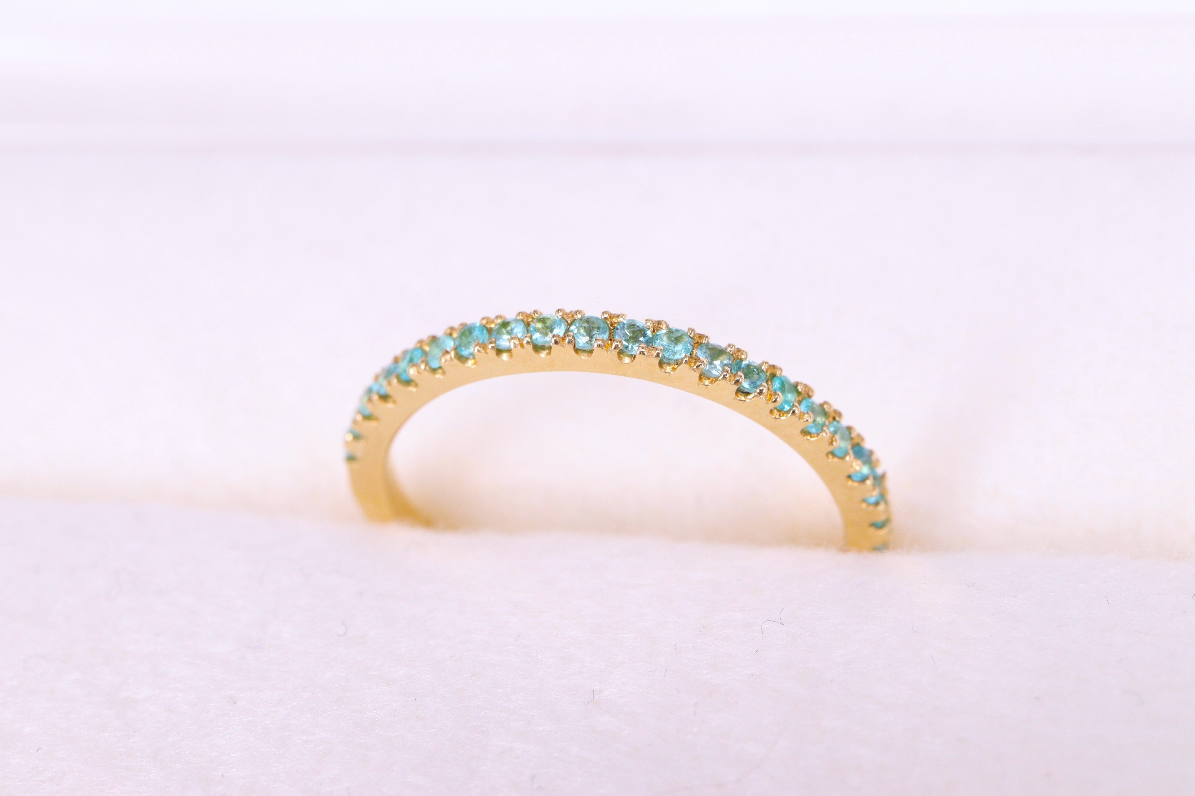 《限定2本》<BR>パライバトルマリンエタニティリング