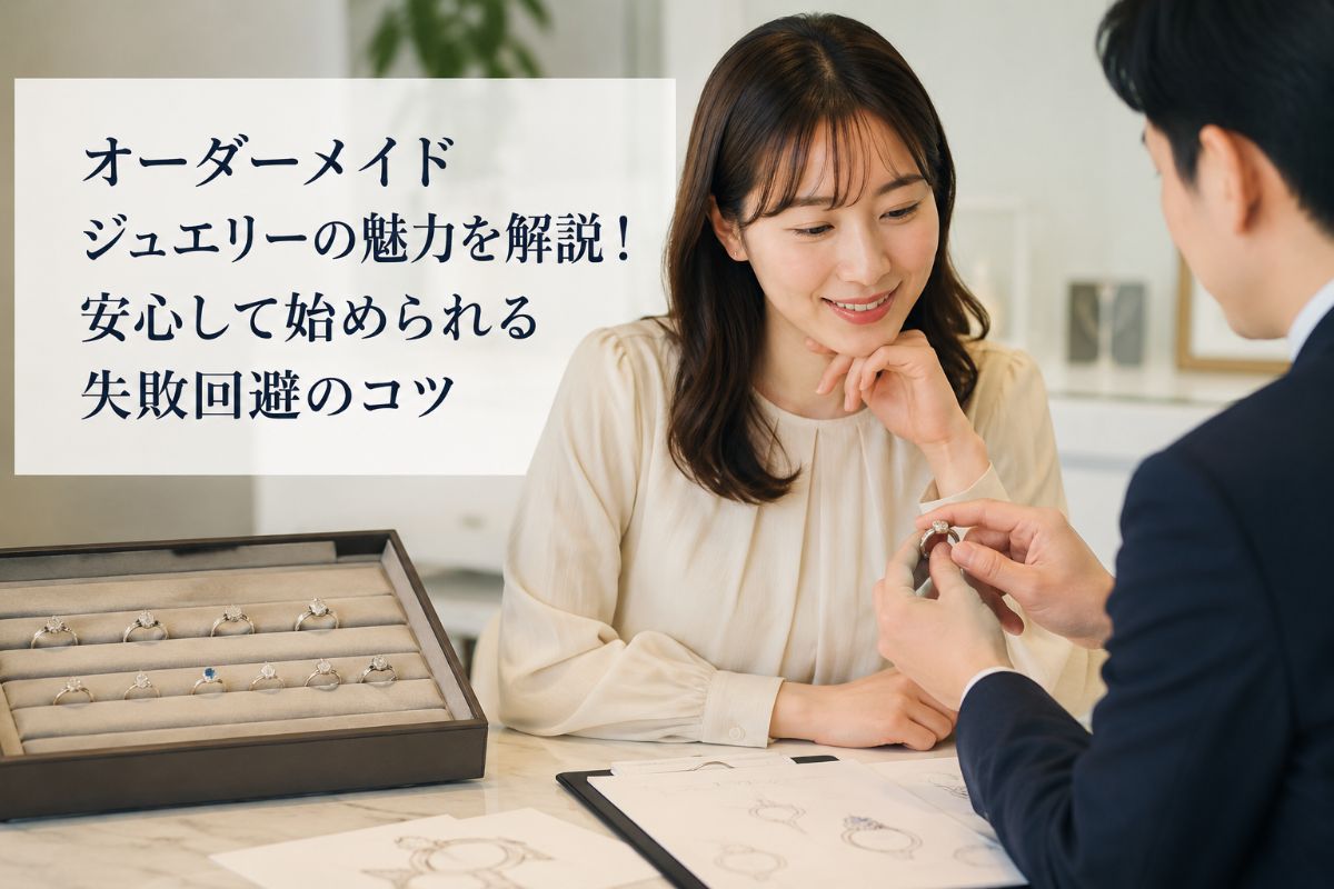 オーダーメイドジュエリーの魅力を解説！安心して始められる失敗回避のコツ
