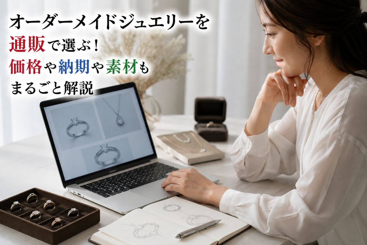 オーダーメイドジュエリーを通販で選ぶ！価格や納期や素材もまるごと解説