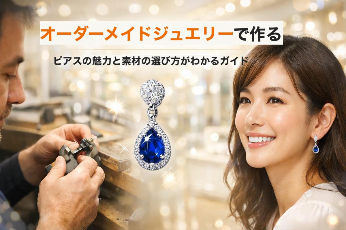 オーダーメイドジュエリーで作るピアスの魅力と素材の選び方がわかるガイド