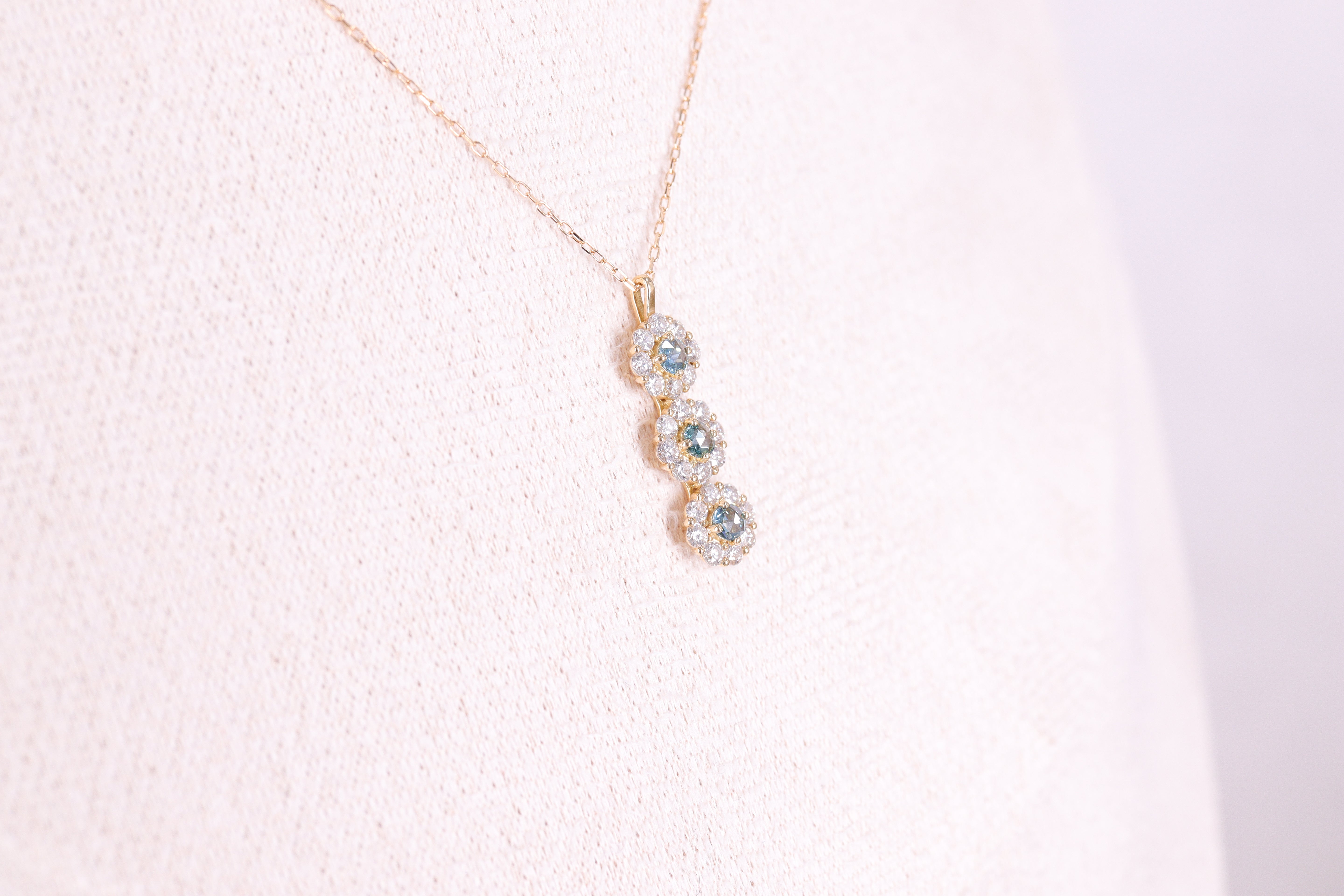 50％OFF トリートメントダイヤモンド K18 ペンダント