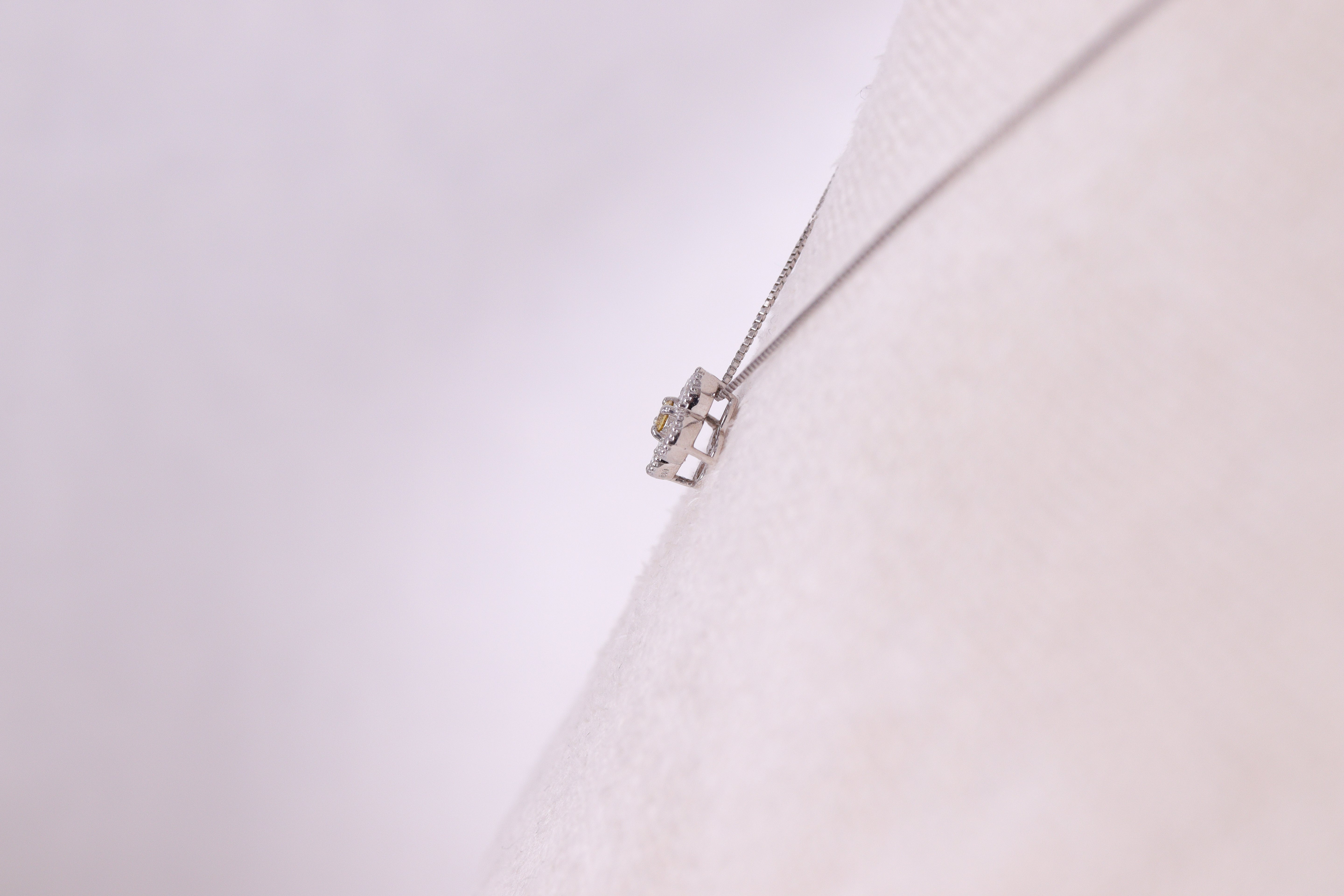 50％OFF ダイヤモンド/イエローダイヤモンド Pt900 ペンダント