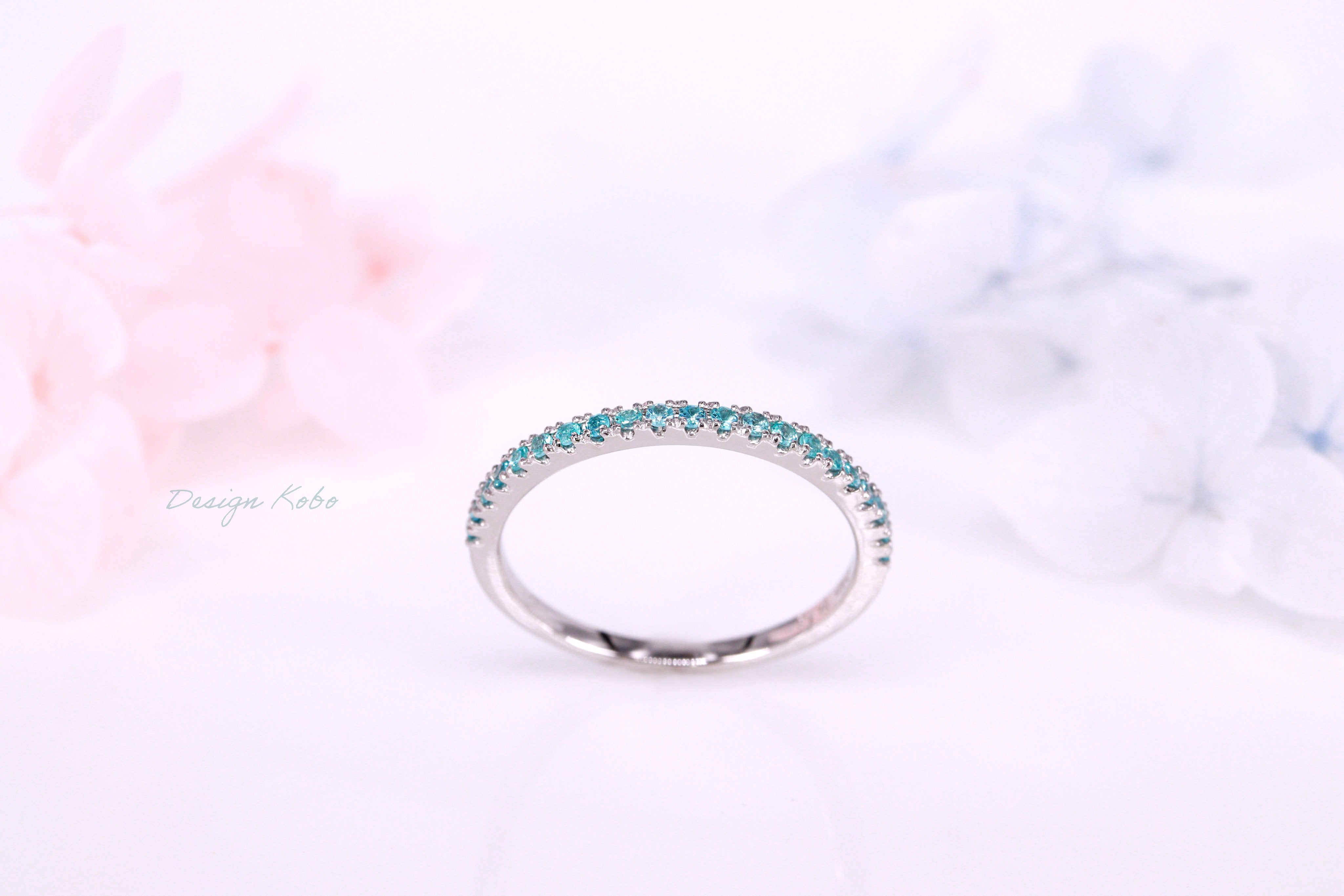 《限定2本》<BR>パライバトルマリンエタニティリング　