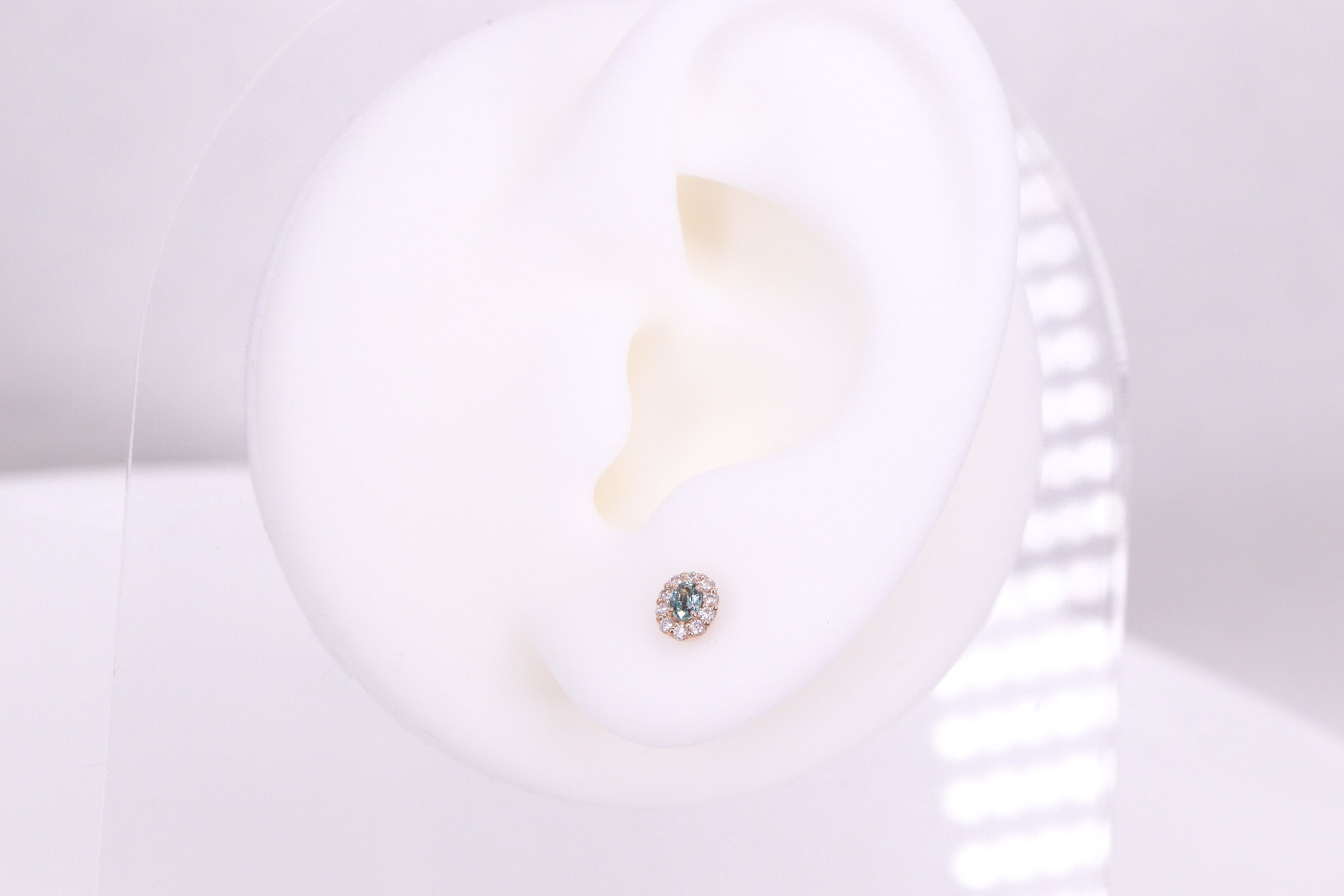 アレキサンドライト K18PG ピアス