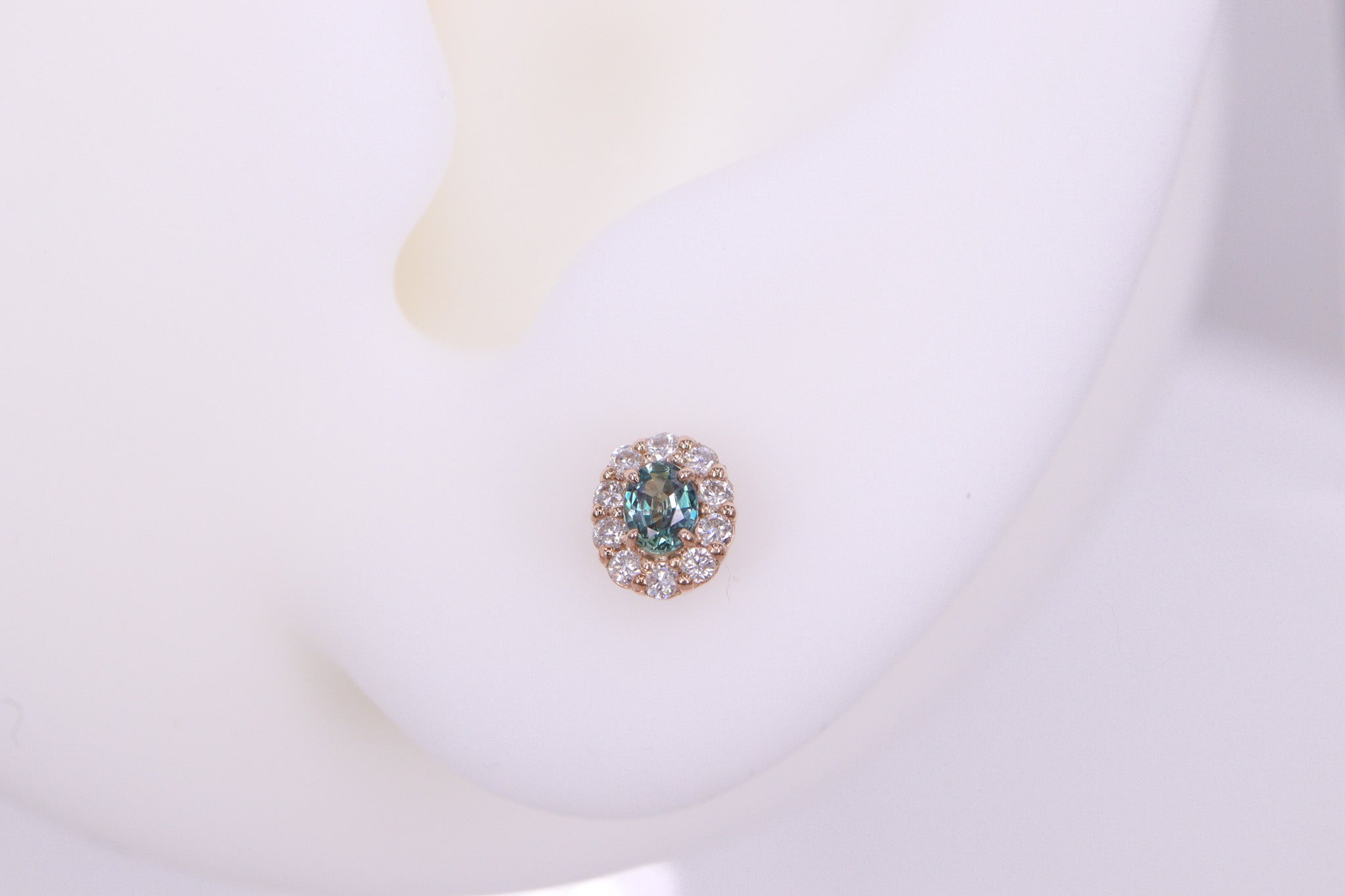 アレキサンドライト K18PG ピアス