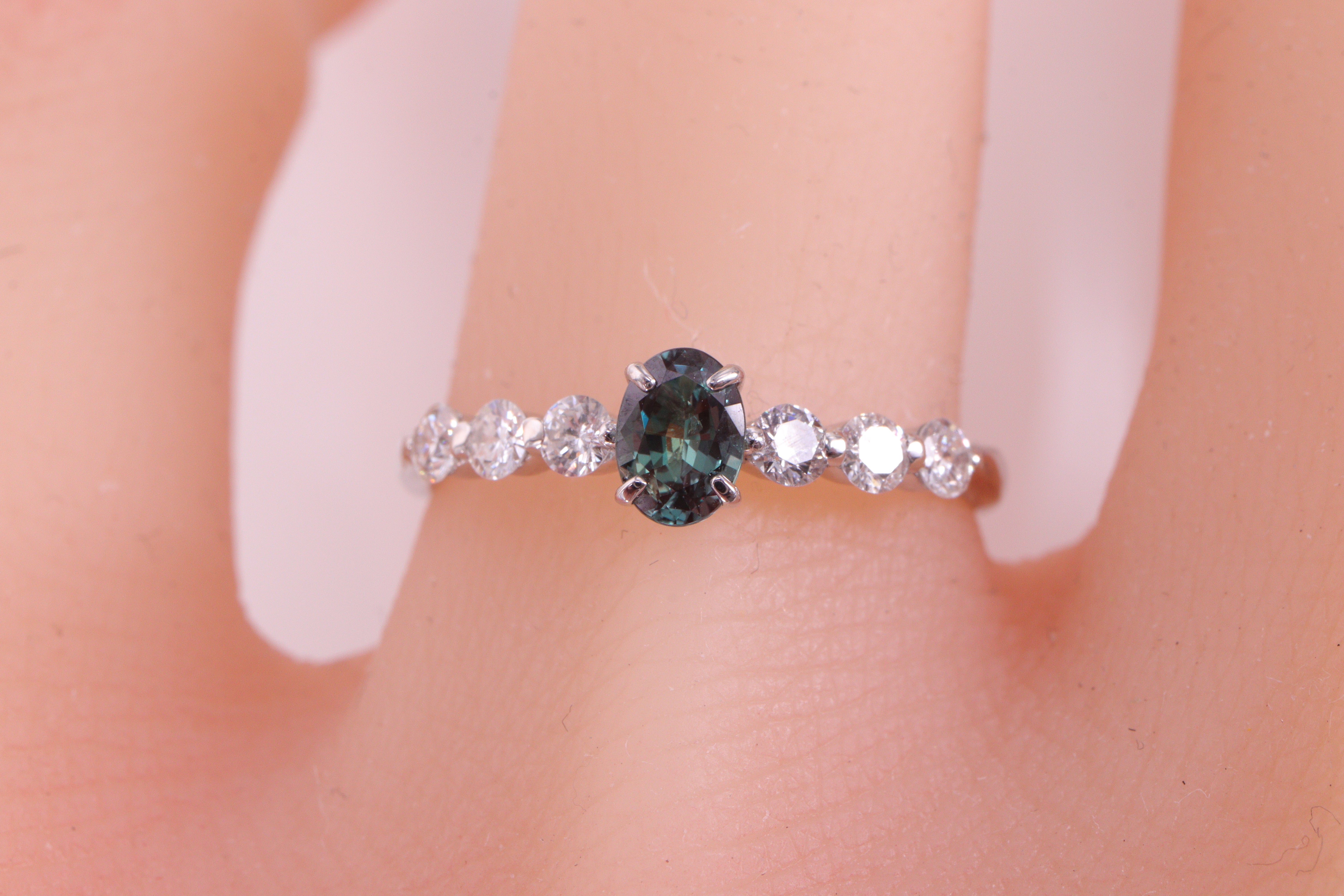 新春特別価格】アレキサンドライト Pt900 リング