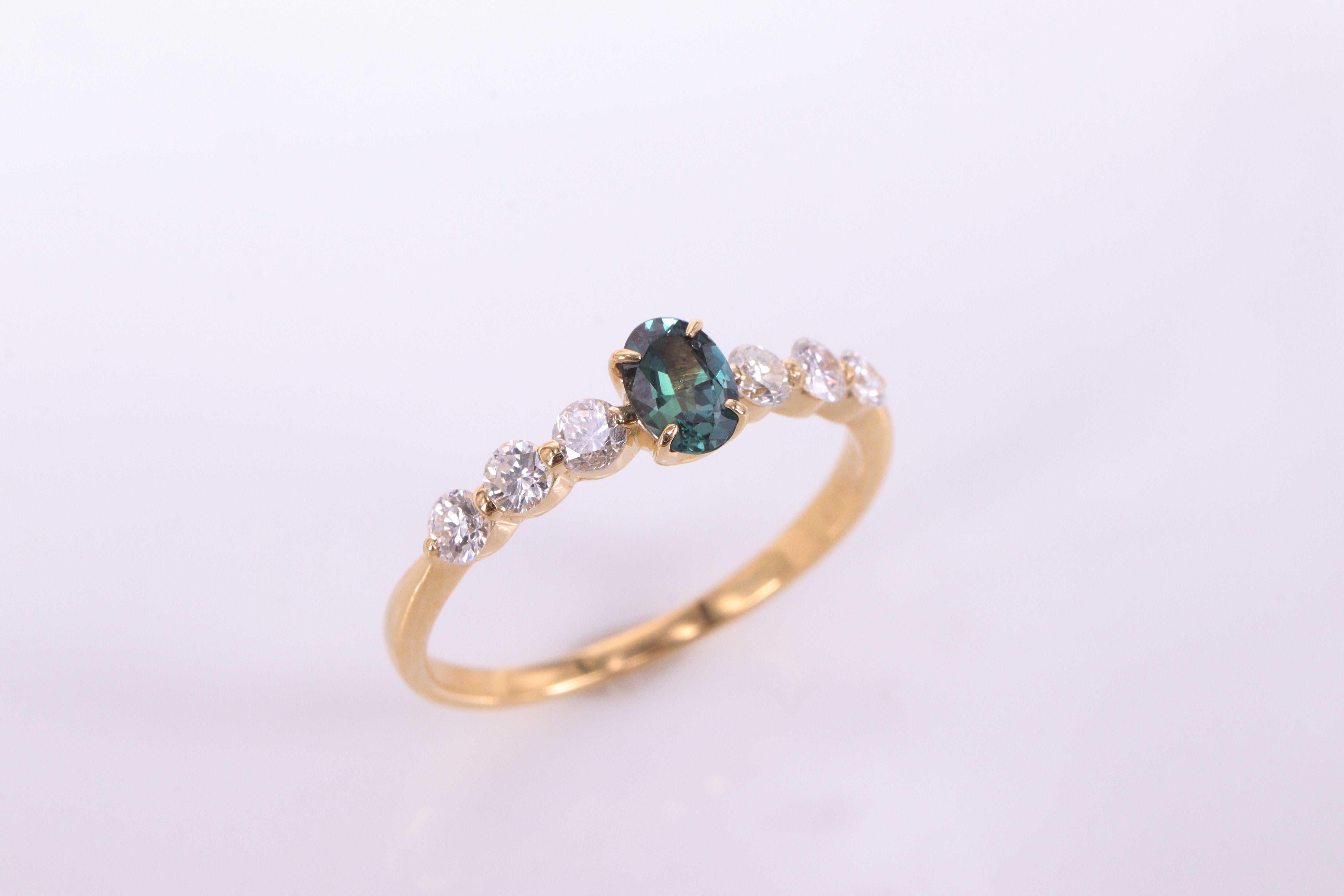 【新春特別価格】アレキサンドライト K18YG リング