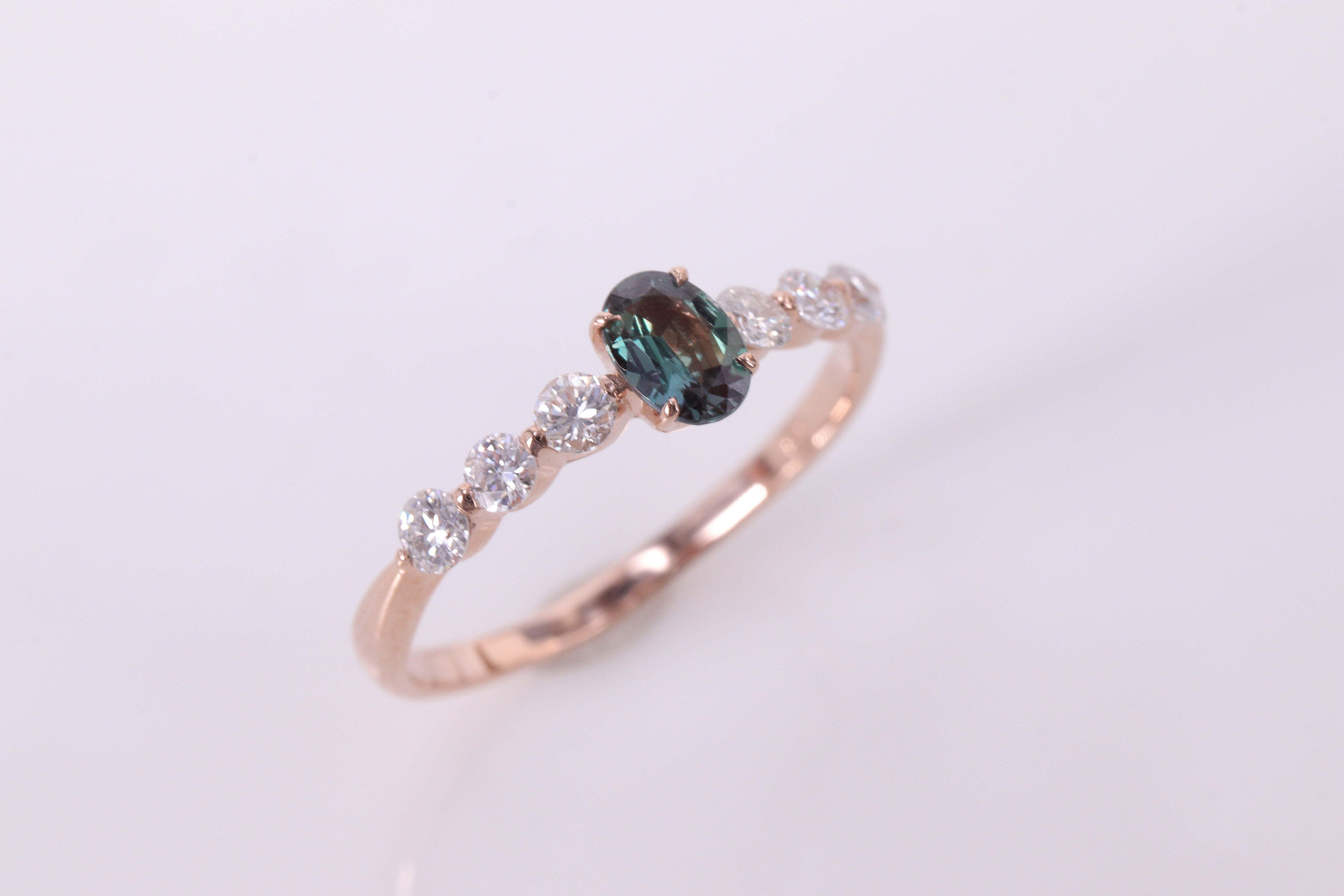 【新春特別価格】アレキサンドライト K18PG リング