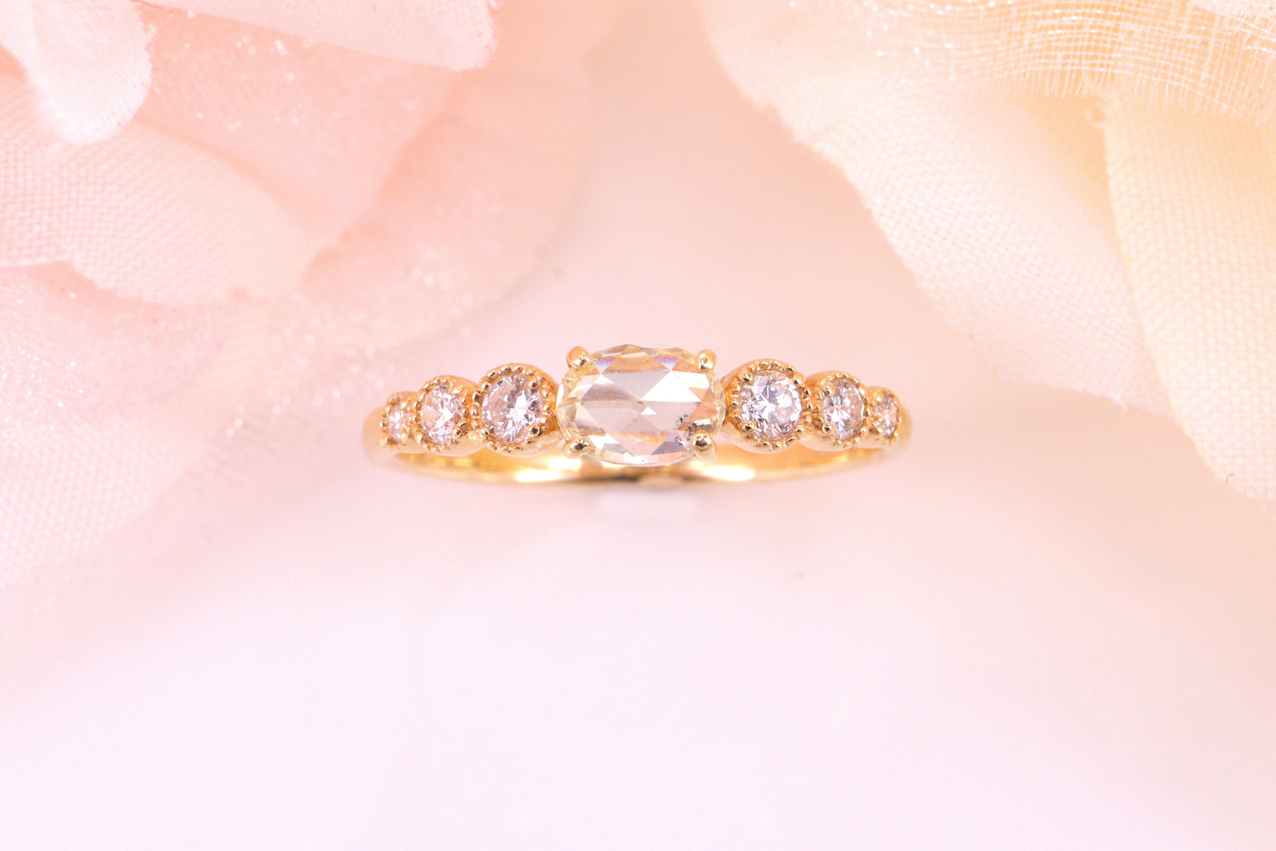 オーダー品♡煌びやか♡高品質ダイヤ♡0.50カラット♡k18♡リング リング