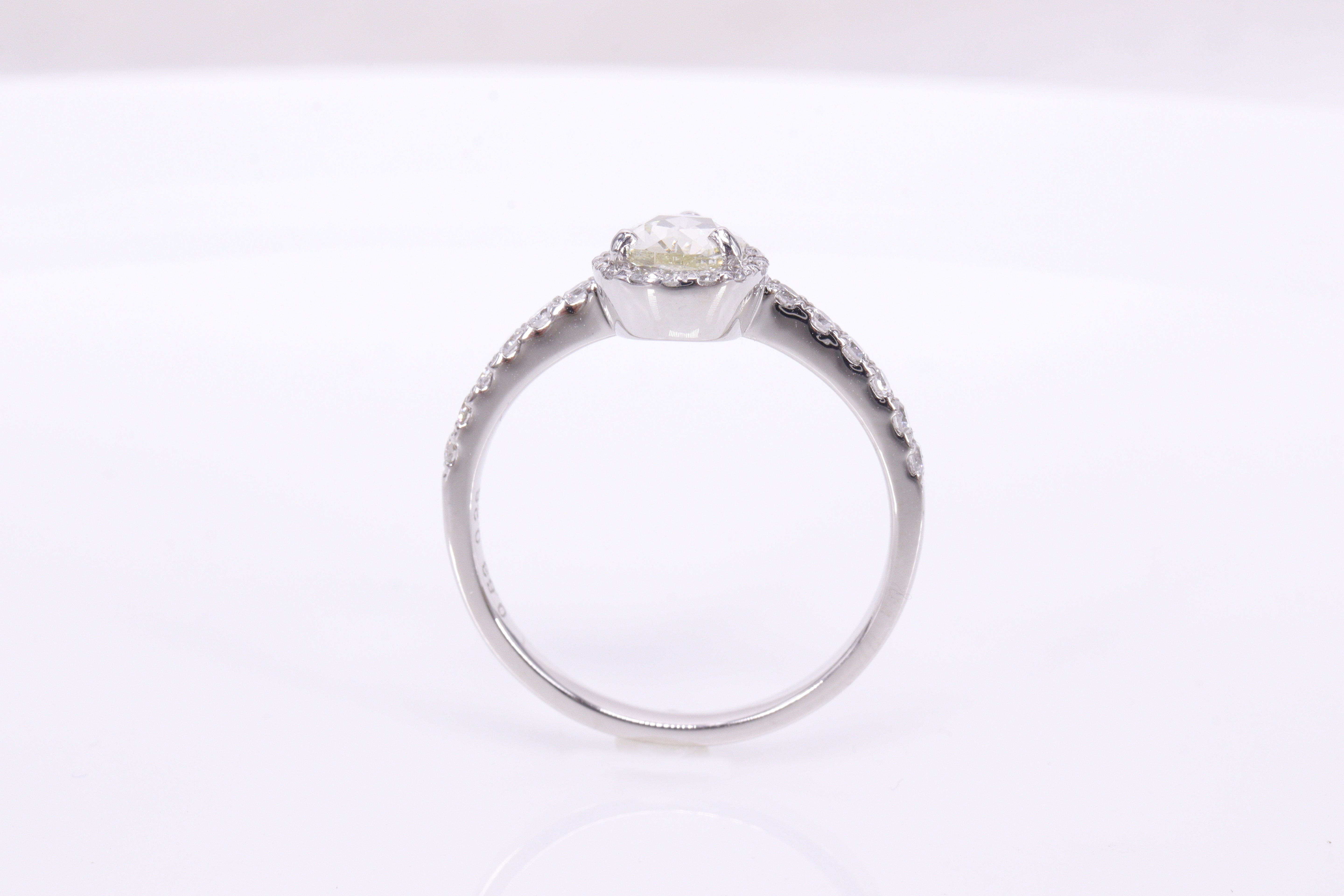 ローズカットダイヤモンドPt950 リング JW3908