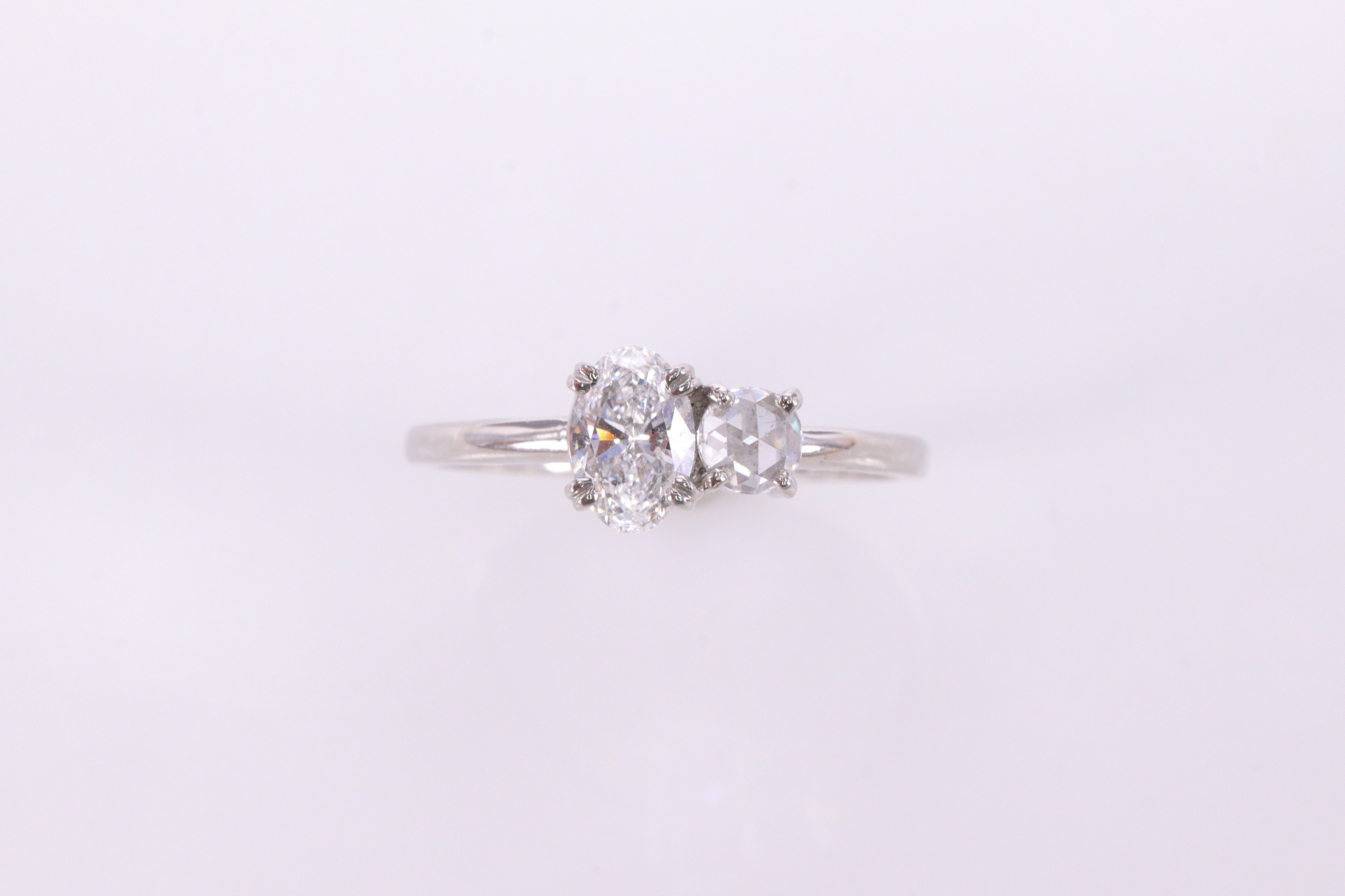 ローズカット ダイヤモンド Pt900リング N102994