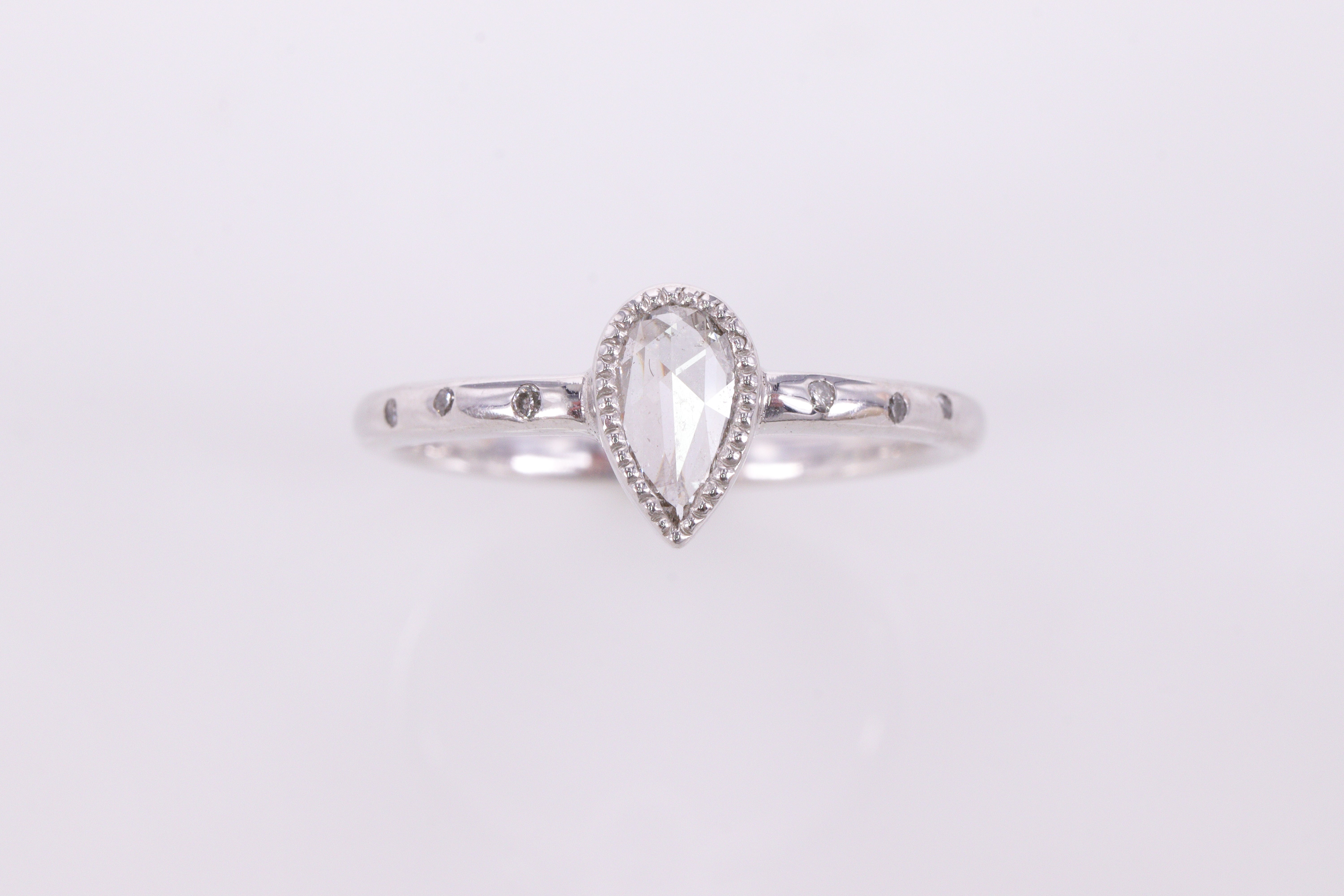 ローズカット ダイヤモンド Pt900リング N80742