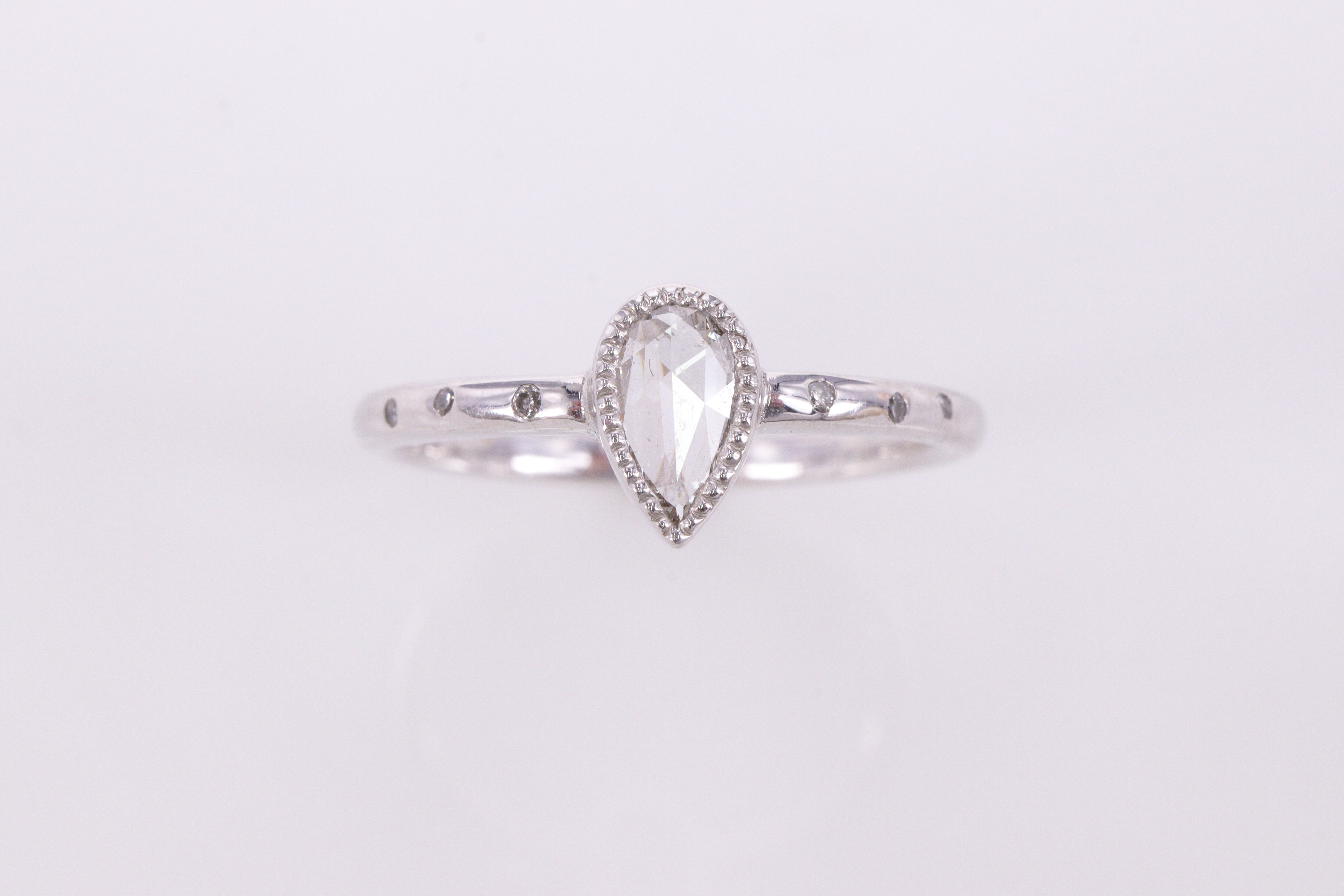 ローズカット ダイヤモンド Pt900リング N80742