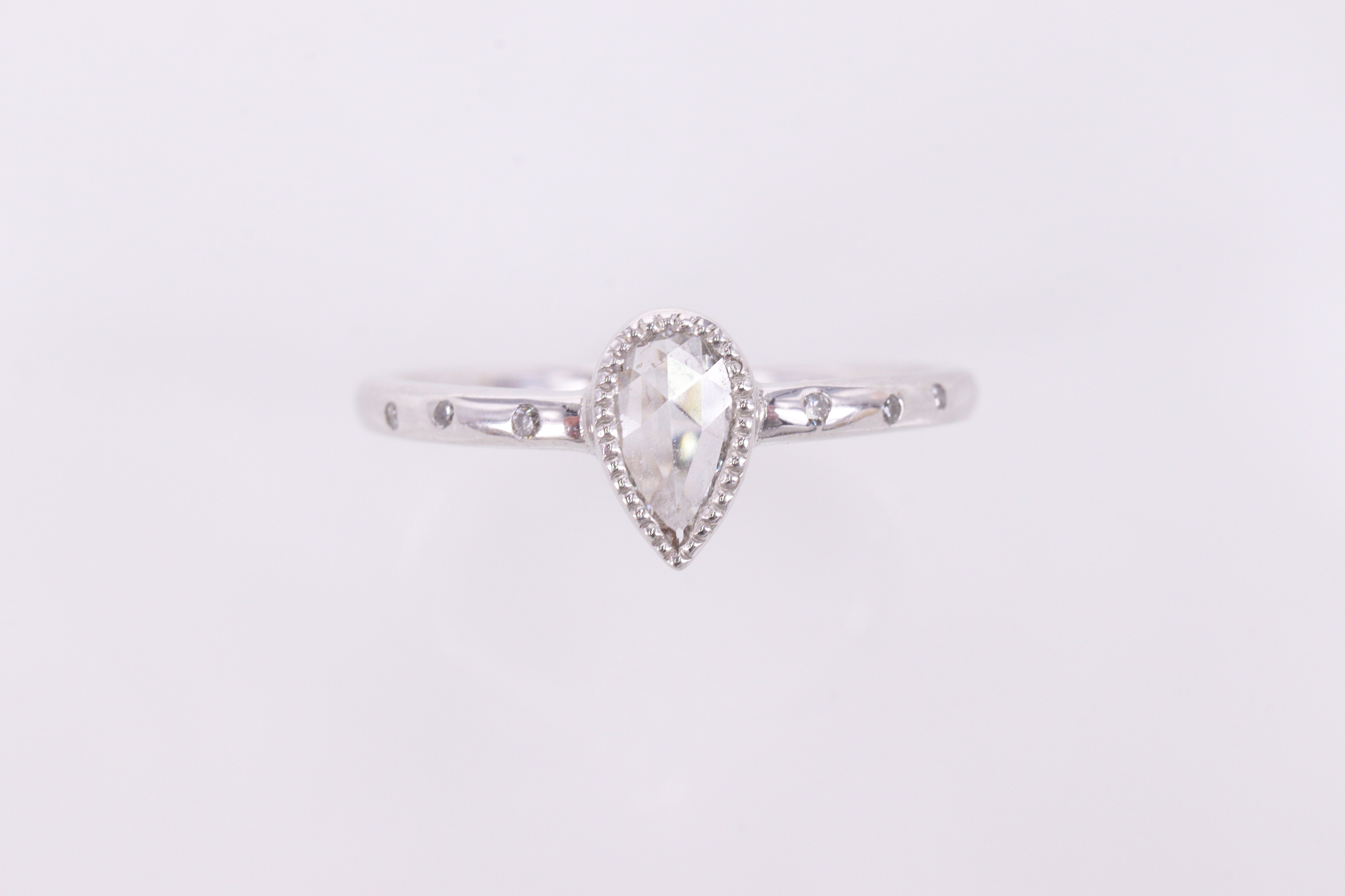 ローズカット ダイヤモンド Pt900リング N80742