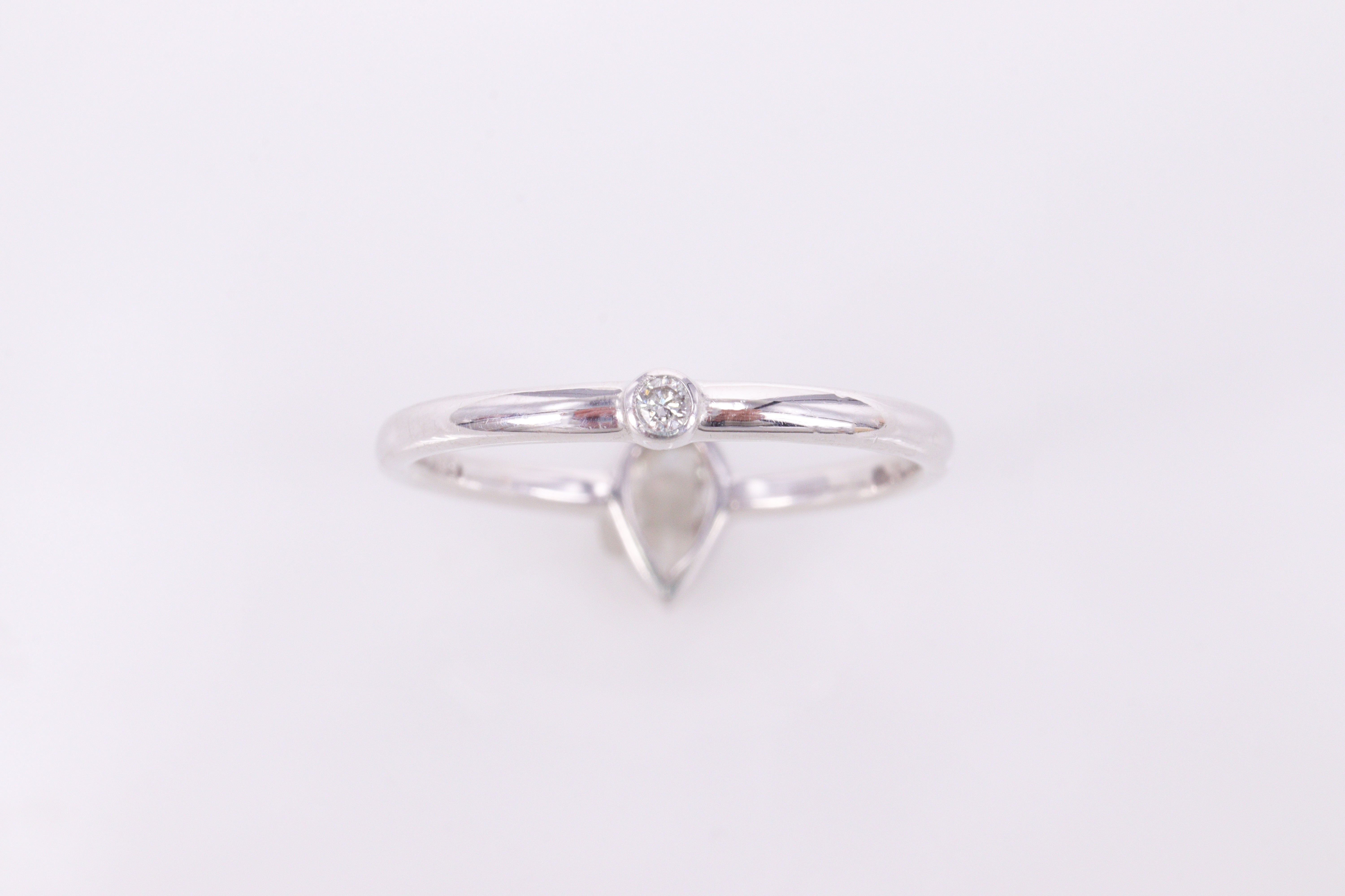 ローズカット ダイヤモンド Pt900リング N80742