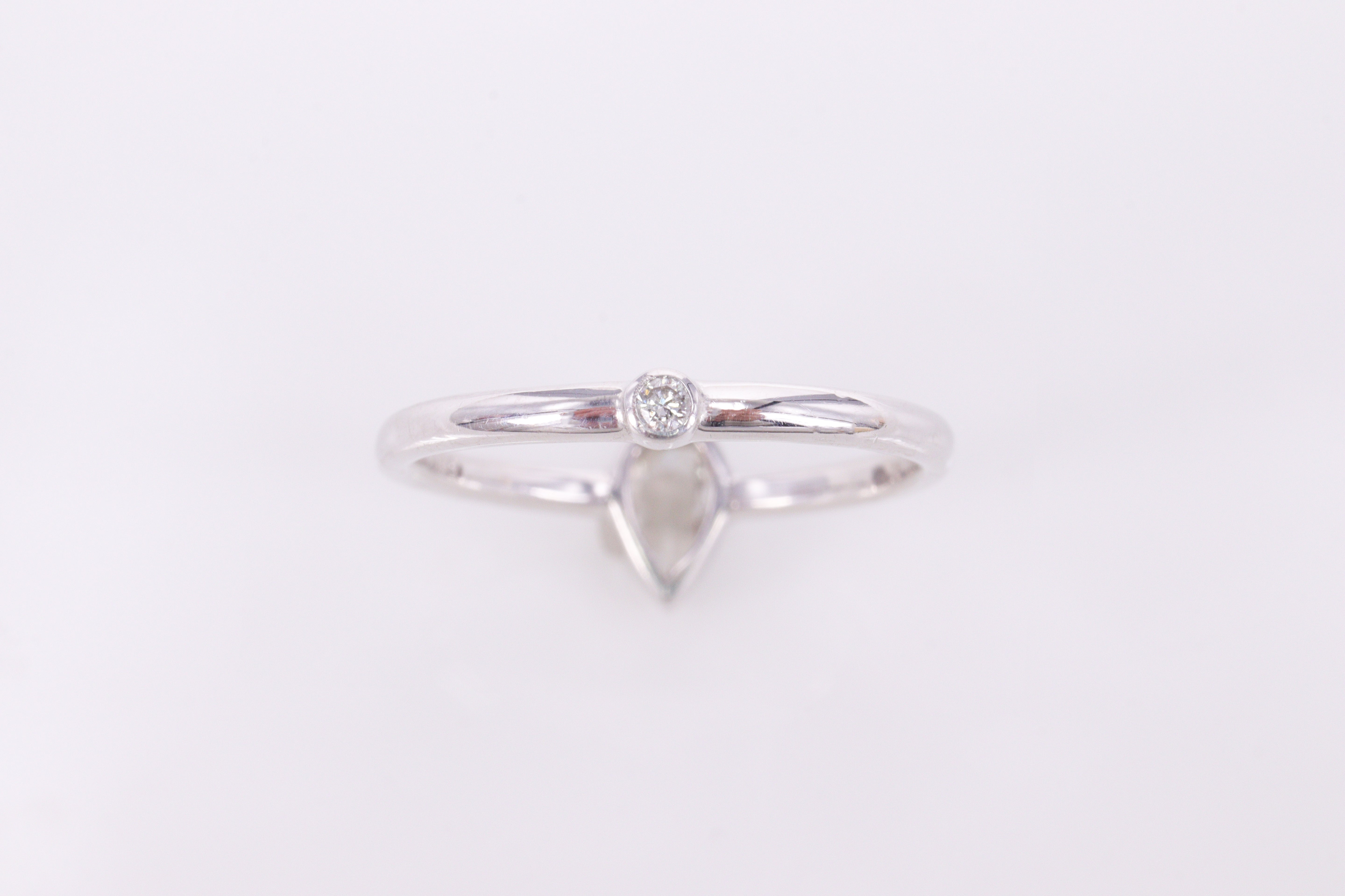 ローズカット ダイヤモンド Pt900リング N80742