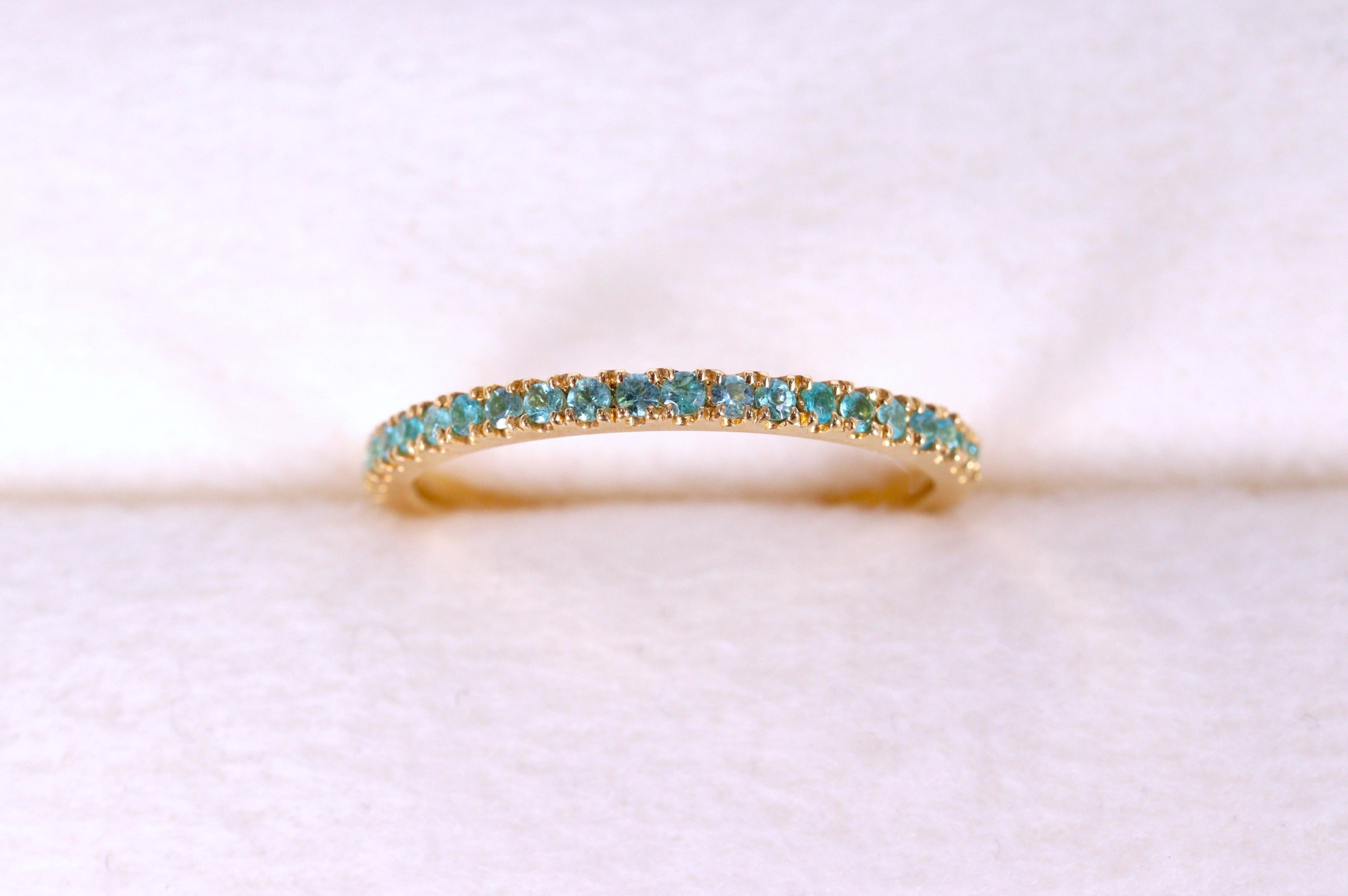 《限定2本》<BR>パライバトルマリンエタニティリング　